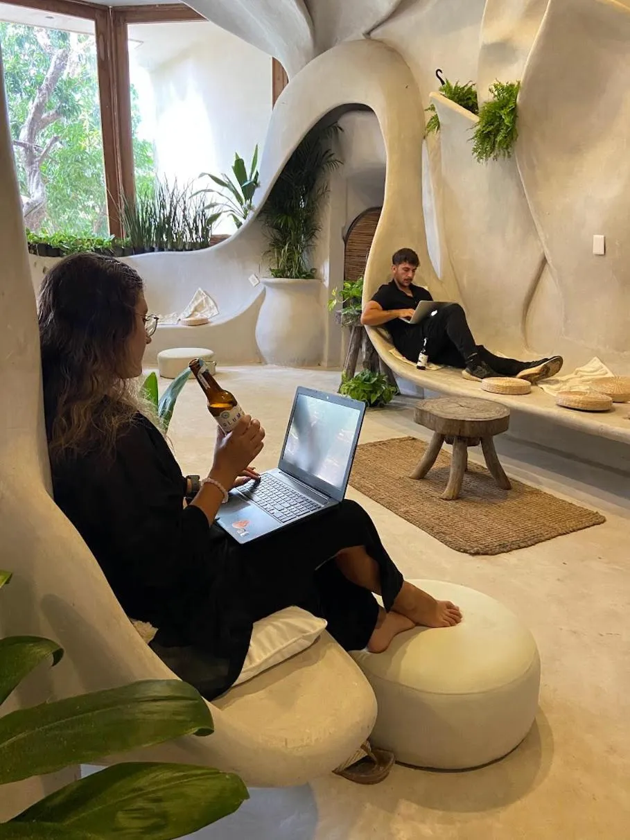 Living room in CervecerIa Tulum Boutique Hotel & Beer Spa