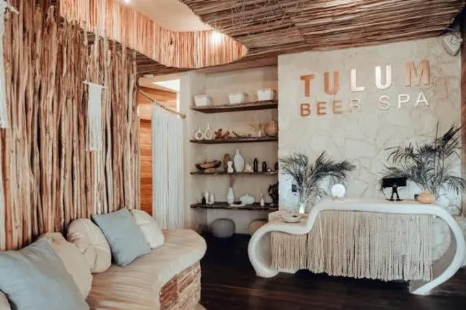 Lobby or reception in CervecerIa Tulum Boutique Hotel & Beer Spa