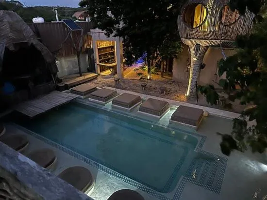 Patio in CervecerIa Tulum Boutique Hotel & Beer Spa