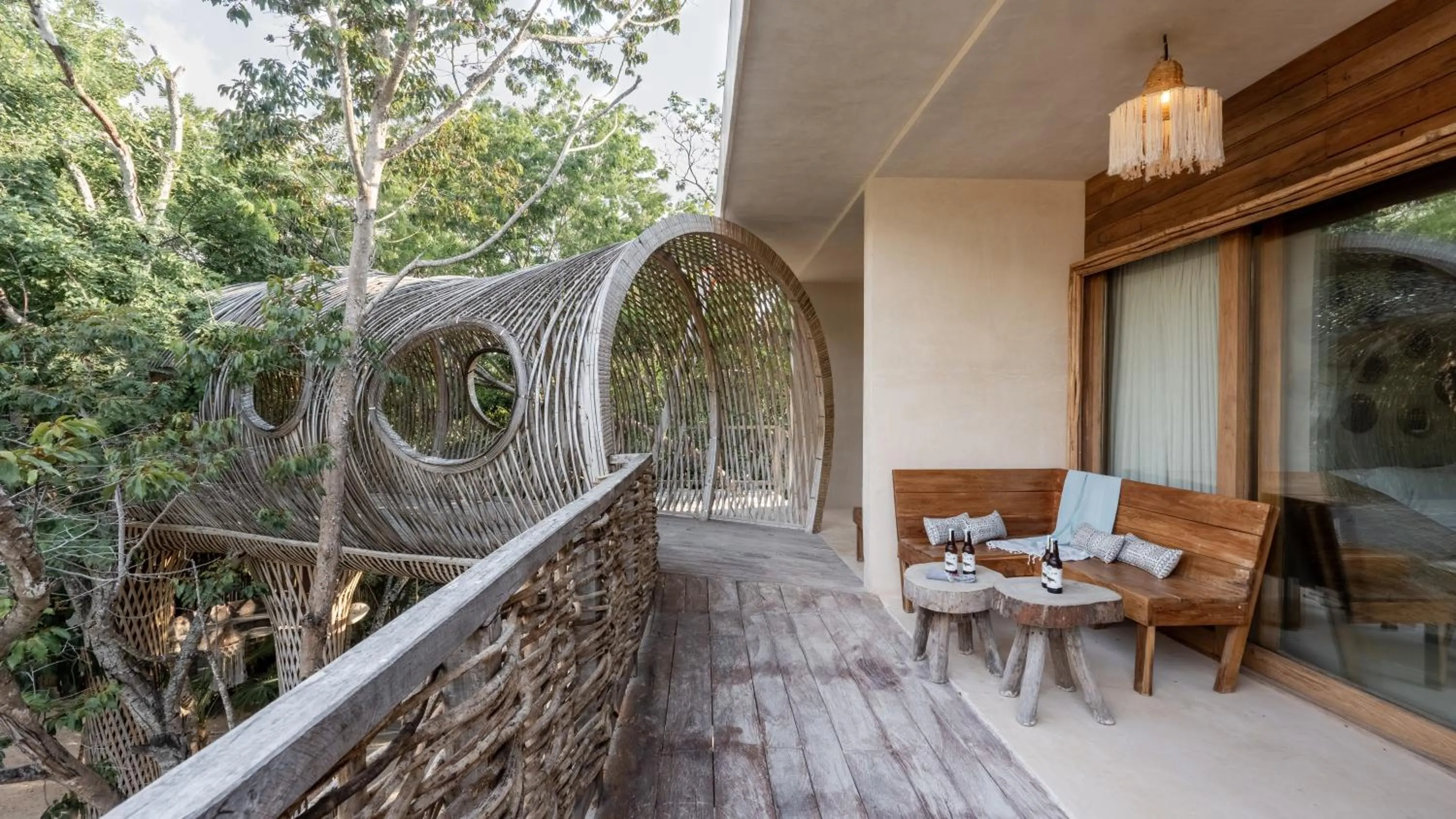 Patio in Tulum Brew House Hotel - Adults Only