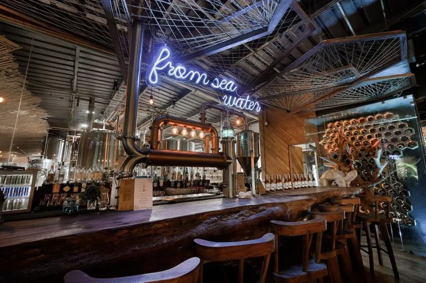 Lounge or bar in CervecerIa Tulum Boutique Hotel & Beer Spa