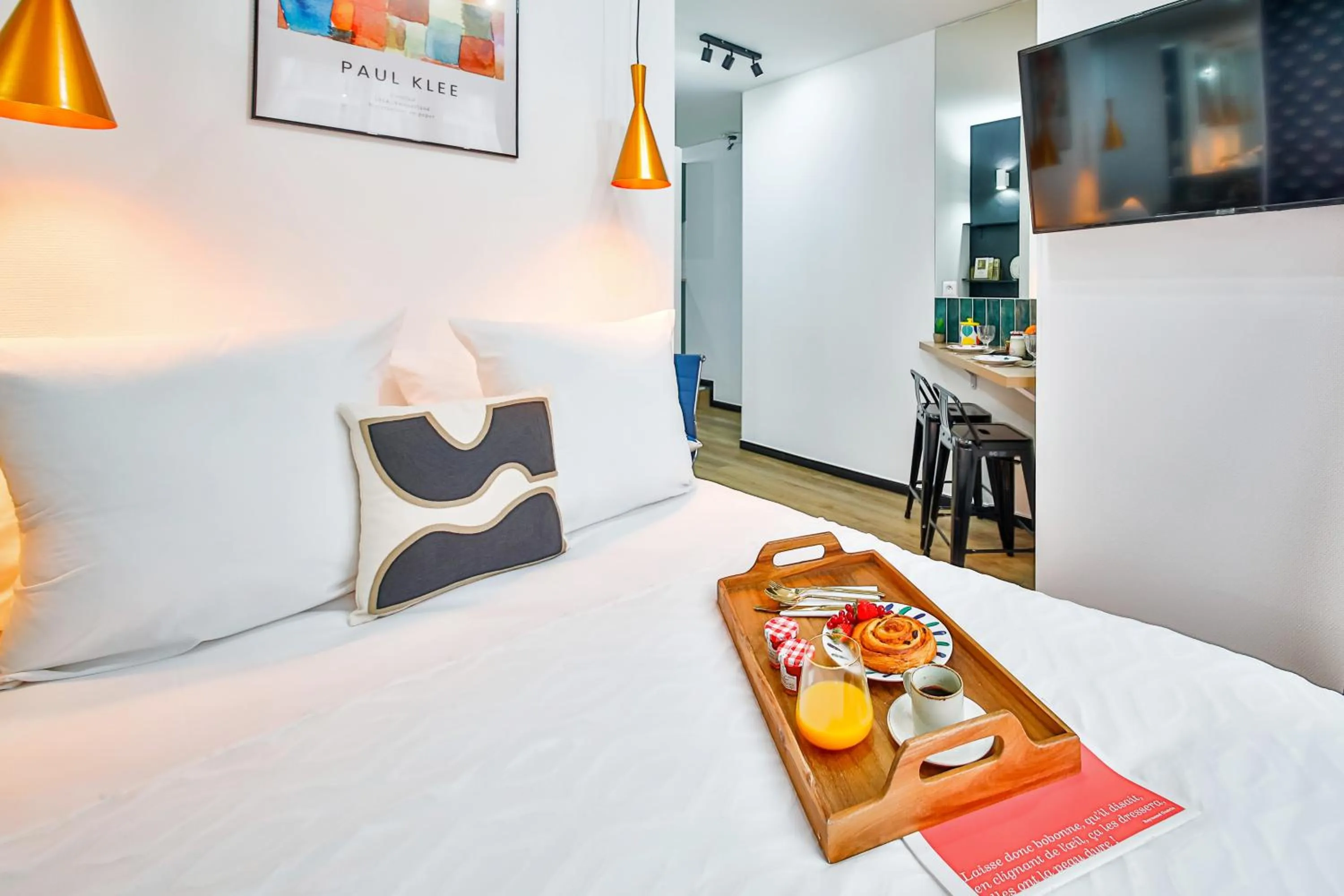 Bed in WS Hôtel de Ville - Beaubourg