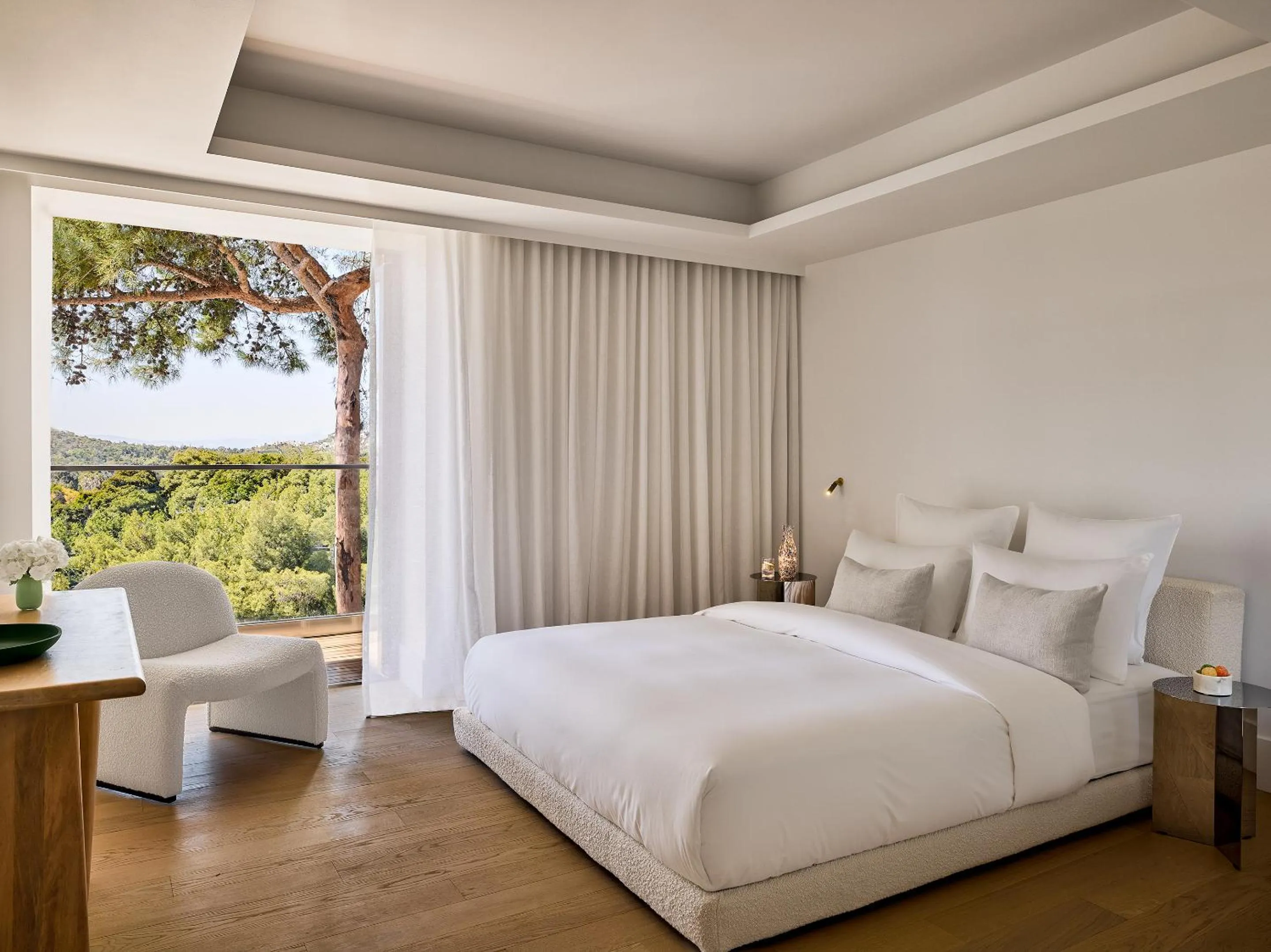 Bedroom, Bed in The Roc Club, A Grecotel Hotel to Live