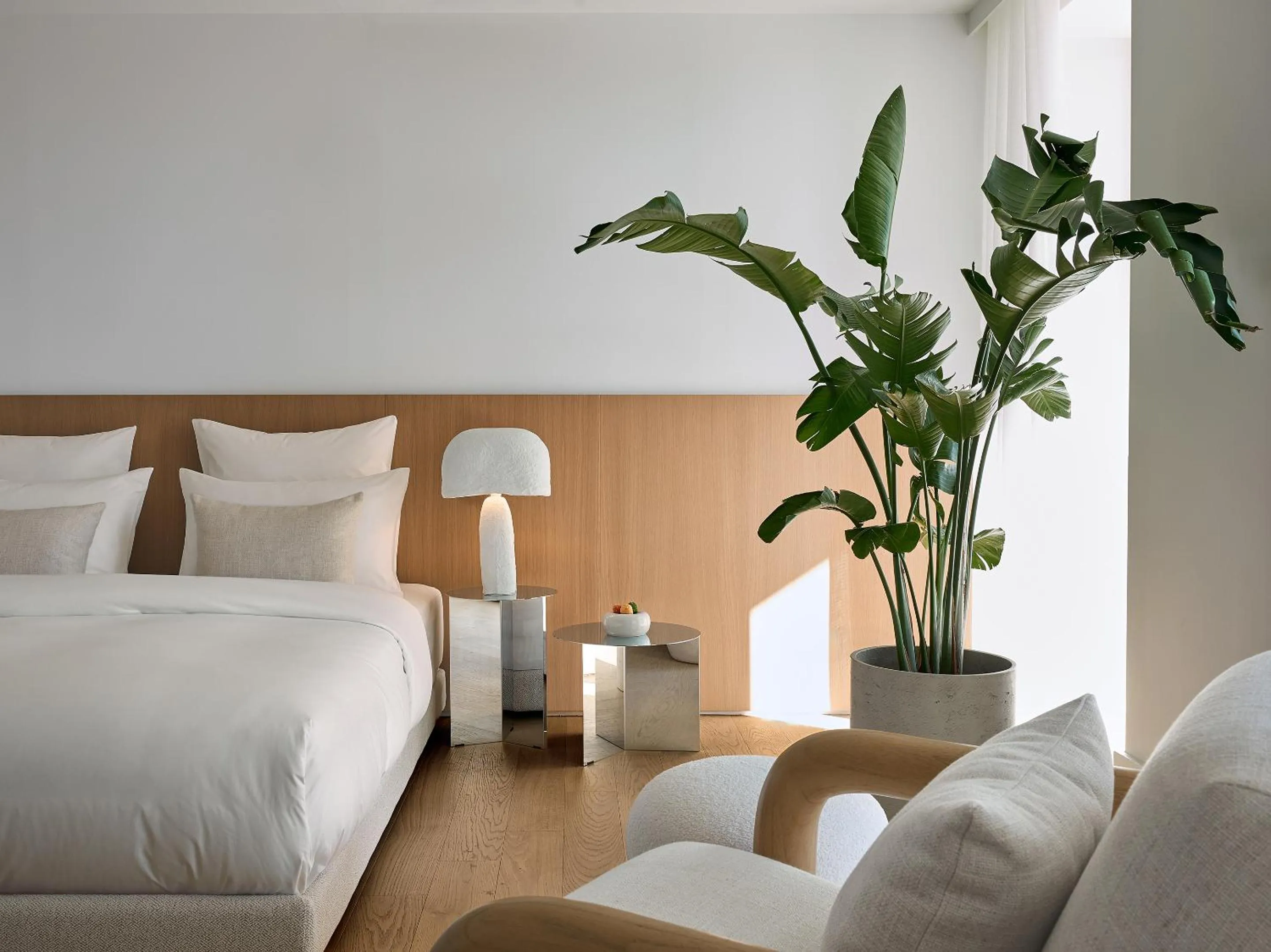 Bed in The Roc Club, A Grecotel Hotel to Live