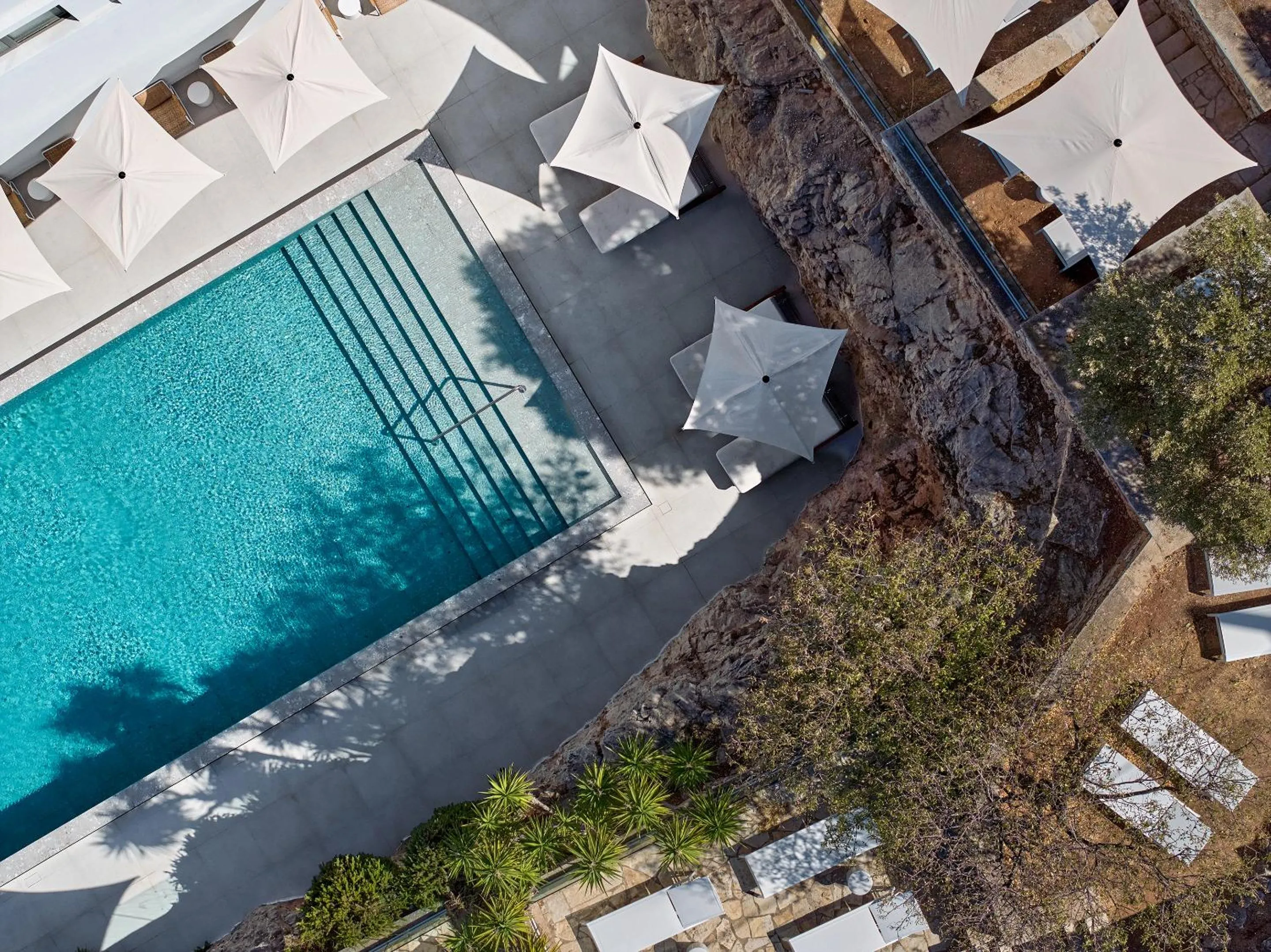 Pool view in The Roc Club, A Grecotel Hotel to Live