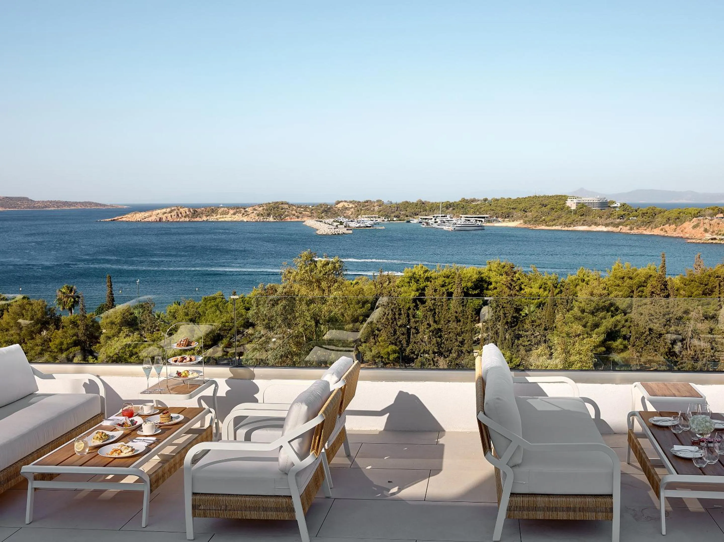 Patio in The Roc Club, A Grecotel Hotel to Live