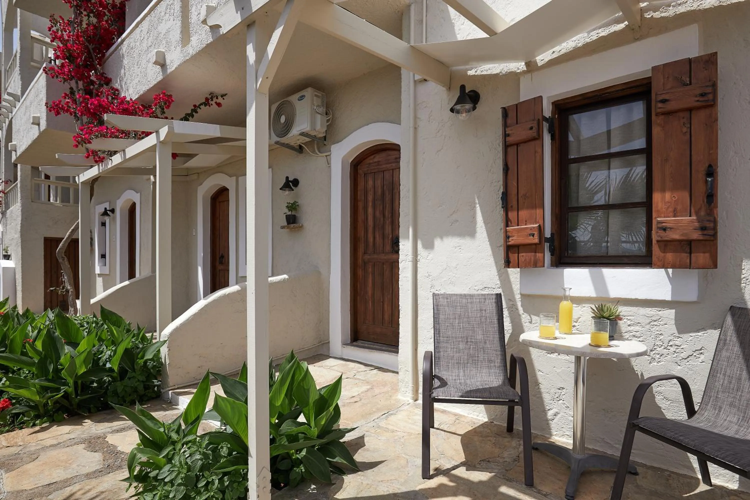 Property building in Mila Malia Studios Hotel