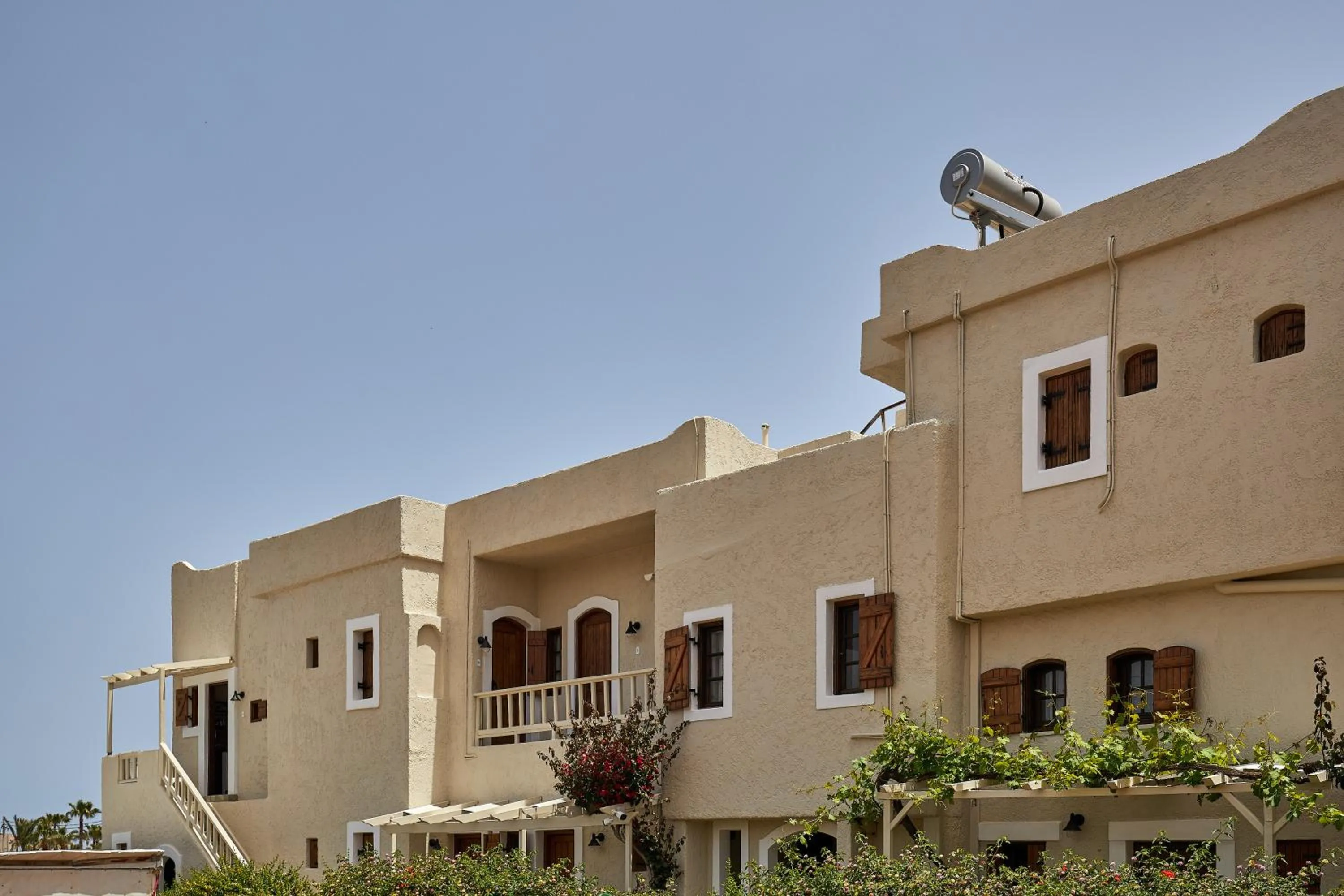 Property building in Mila Malia Studios Hotel