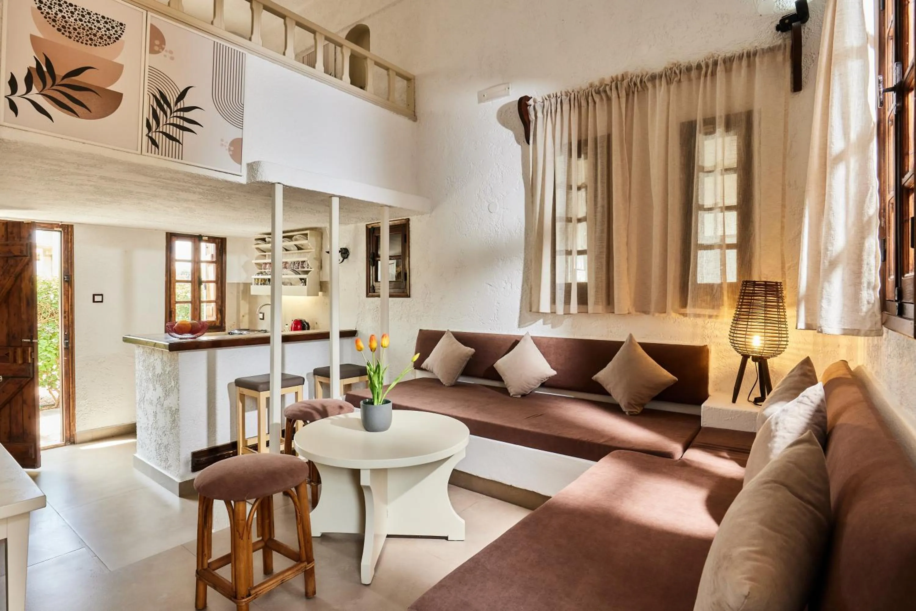 Living room in Mila Malia Studios Hotel