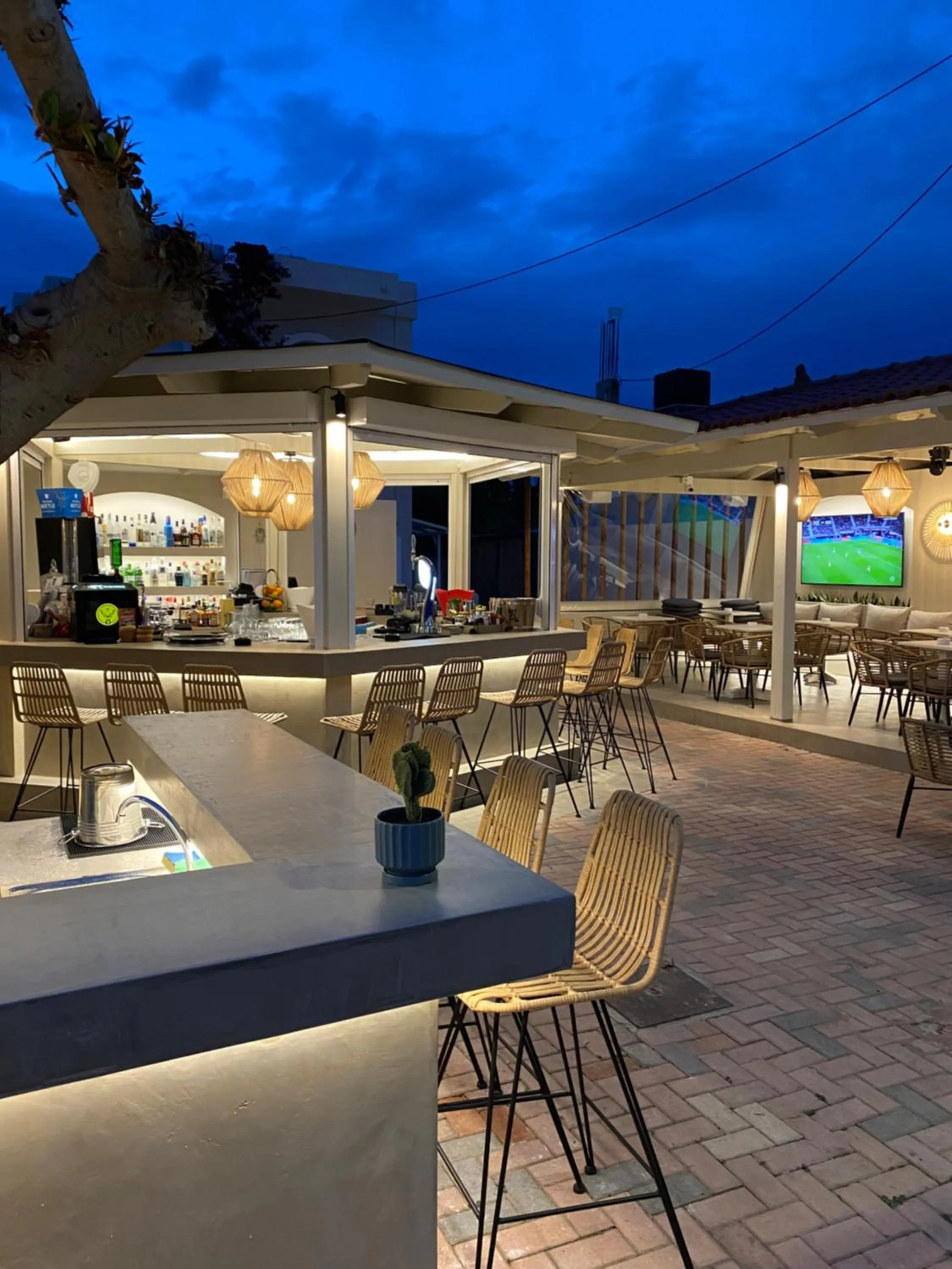 Lounge or bar in Mila Malia Studios Hotel