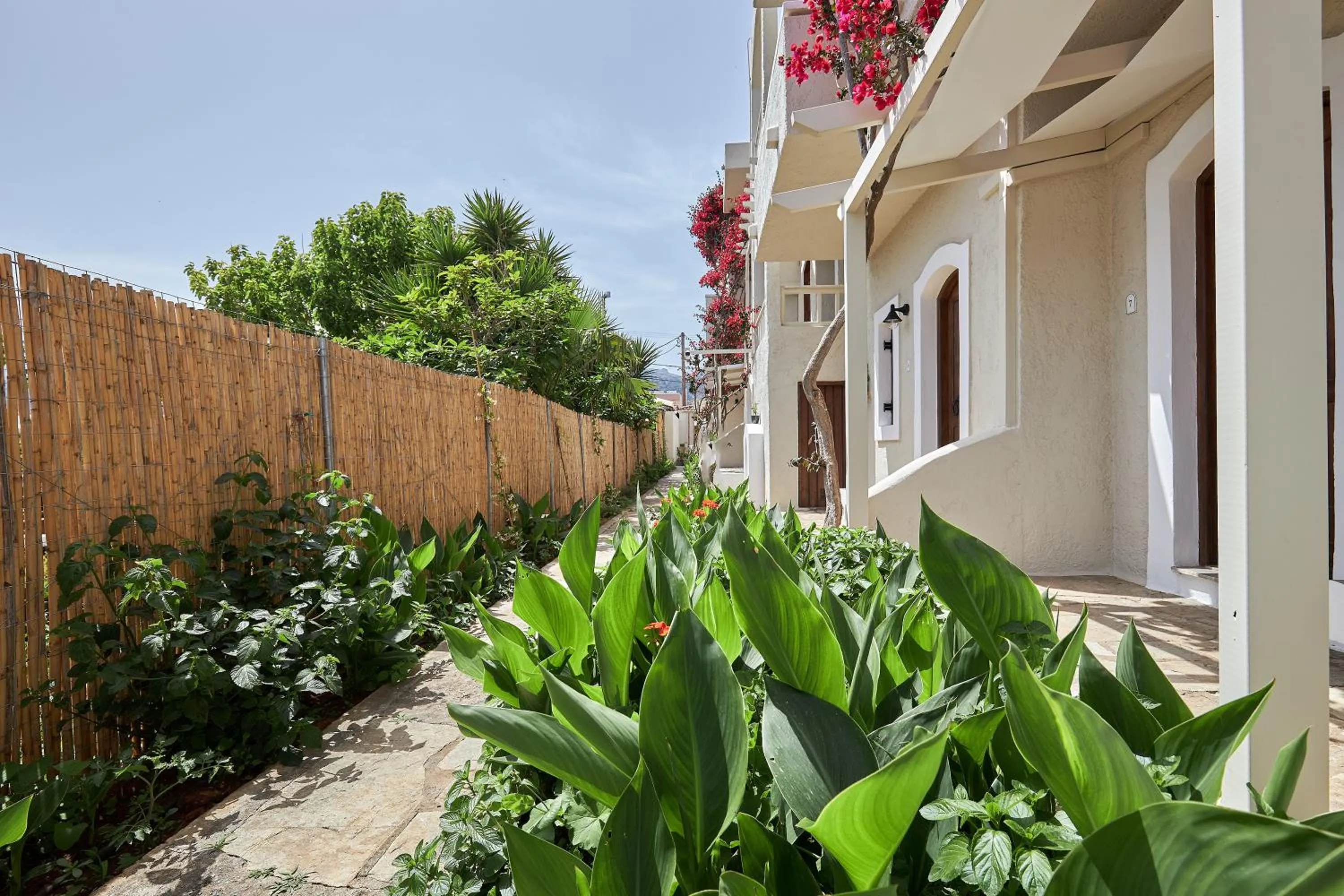 Property building in Mila Malia Studios Hotel