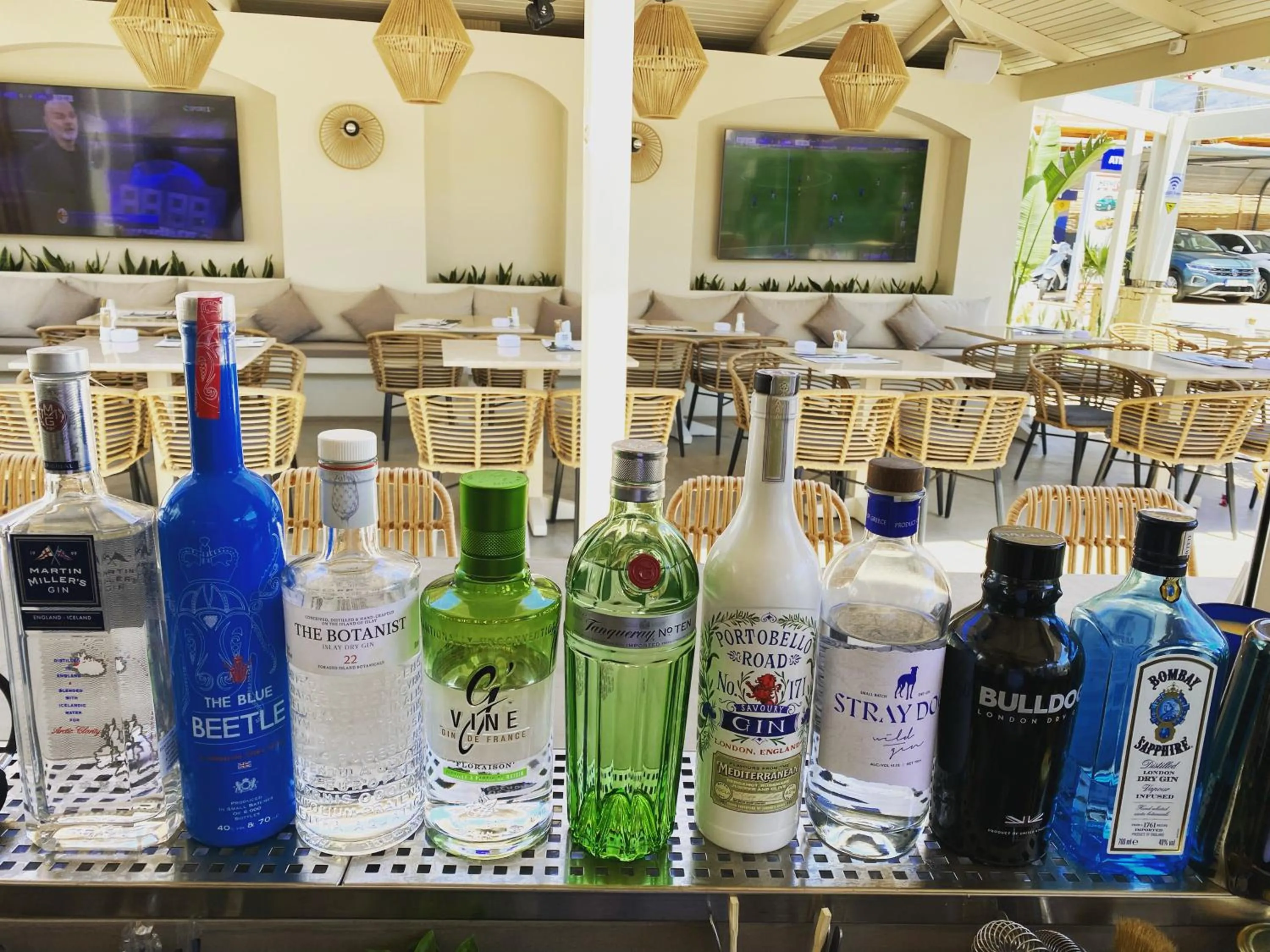 Lounge or bar in Mila Malia Studios Hotel