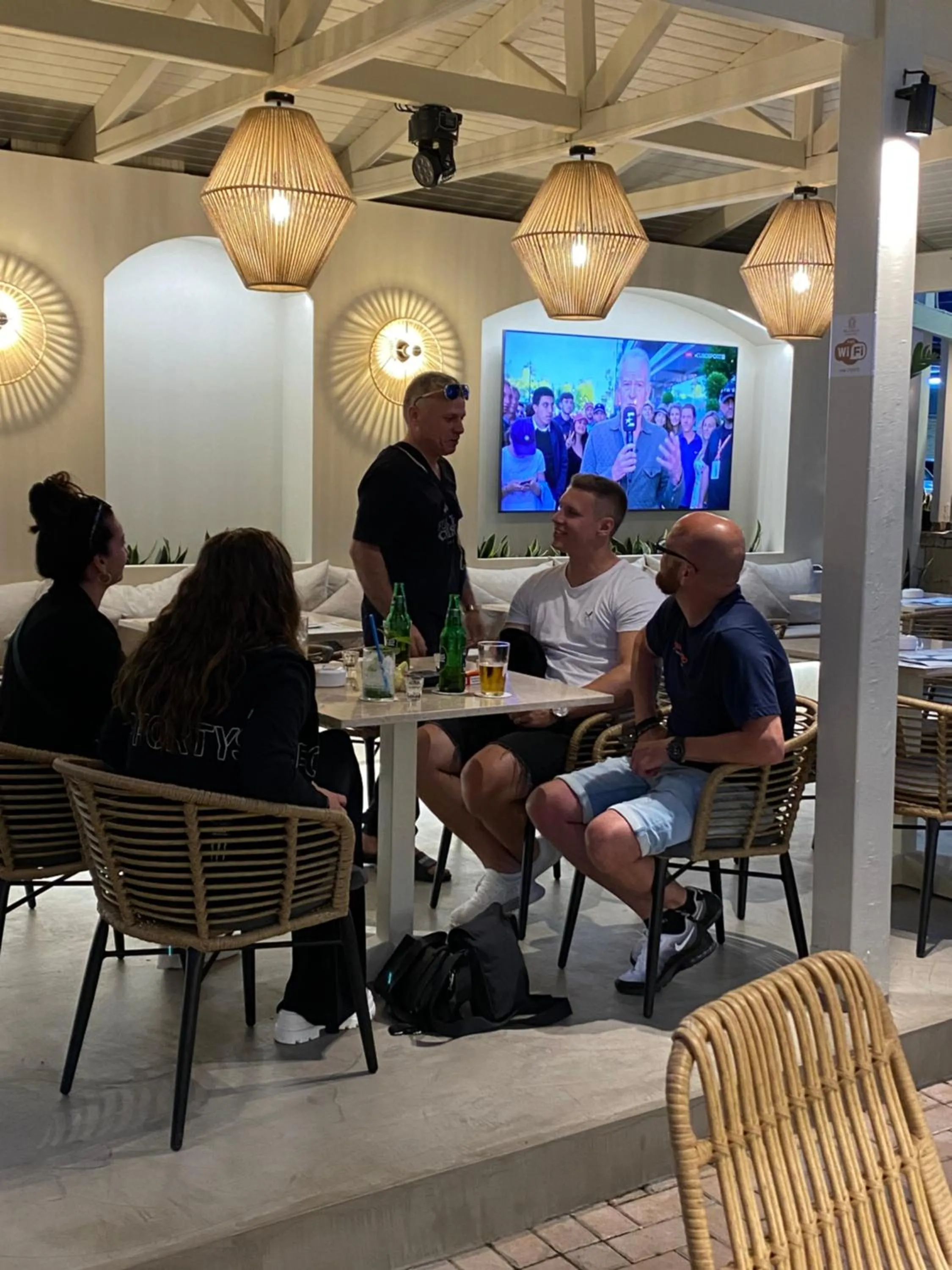 Lounge or bar in Mila Malia Studios Hotel