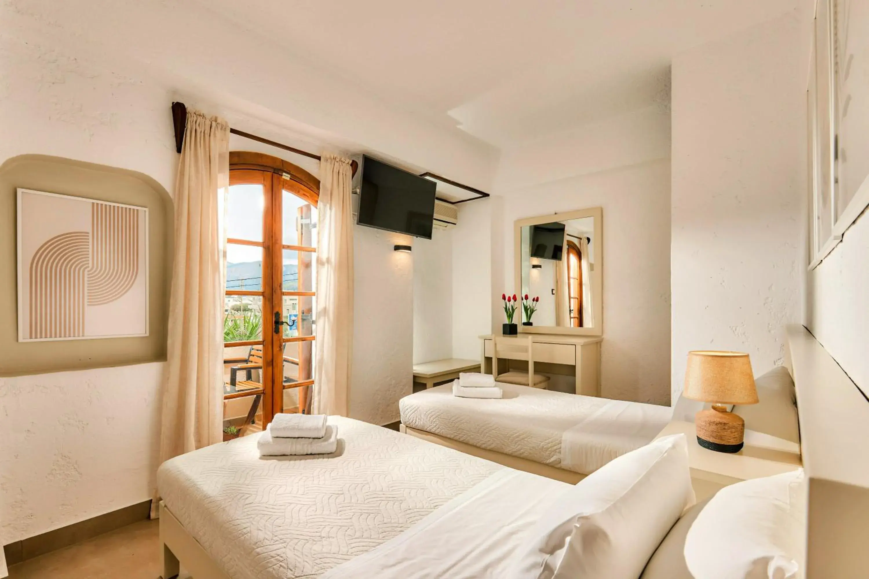 Standard Triple Twin Studio in Mila Malia Studios Hotel Standard Triple Twin Studio in Mila Malia Studios Hotel