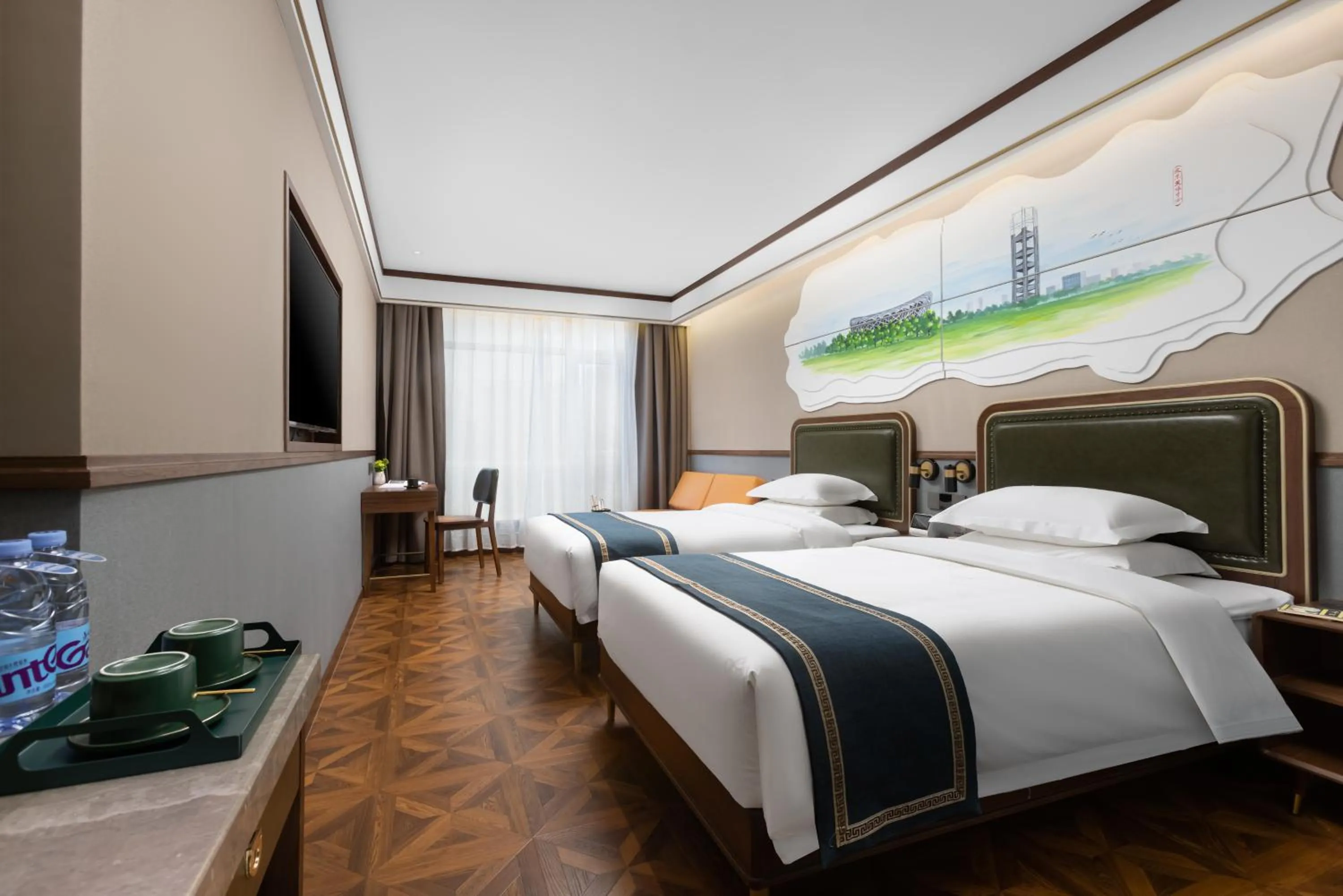 Photo of the whole room, Bed in Nostalgia S Hotel Beijing National Olympic Sports Center