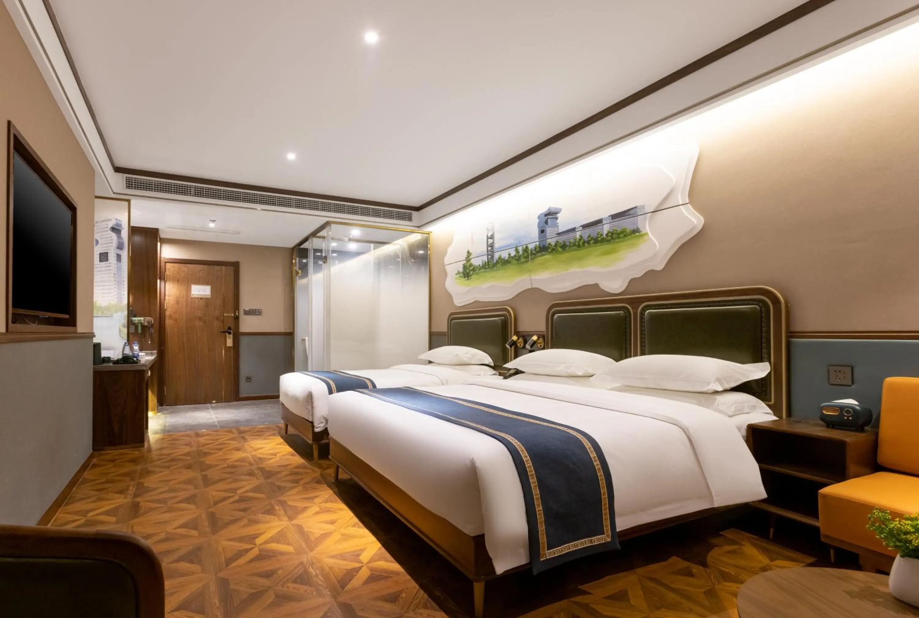 Photo of the whole room, Bed in Nostalgia S Hotel Beijing National Olympic Sports Center