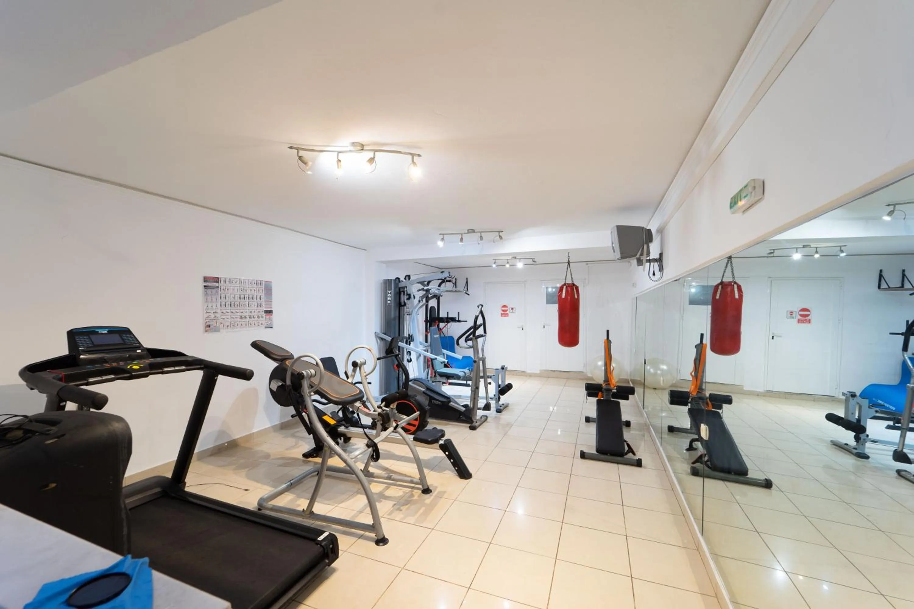 Fitness centre/facilities in Futura Hotel