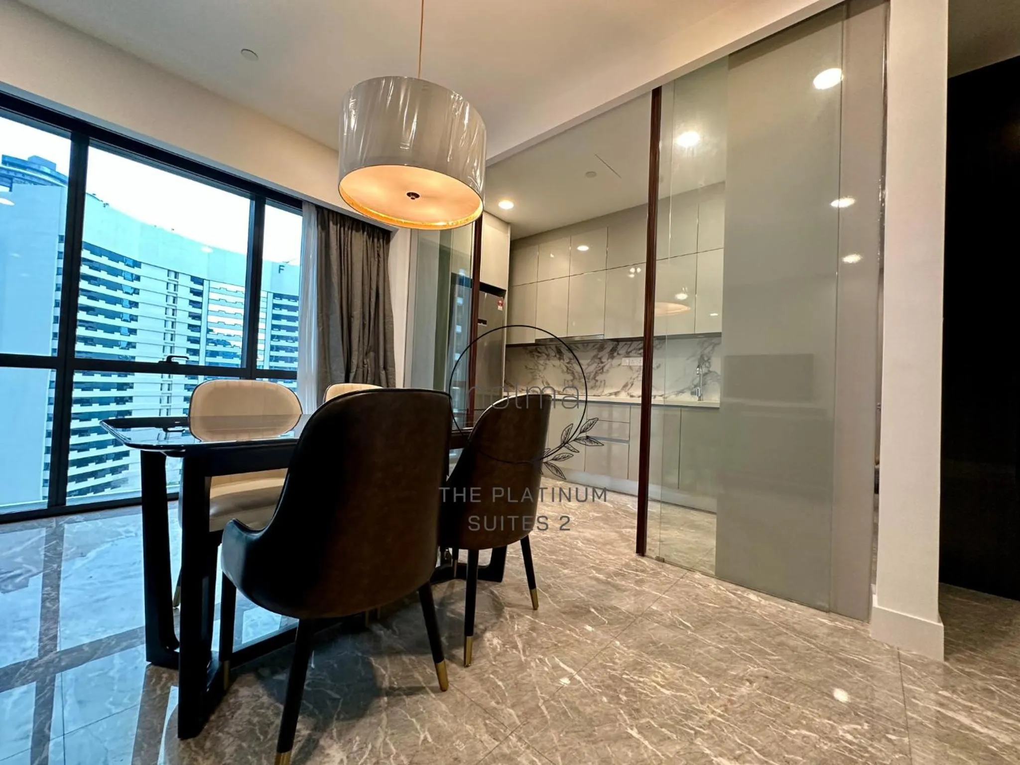 Dining area in The Platinum 2 Kuala Lumpur by HOLMA