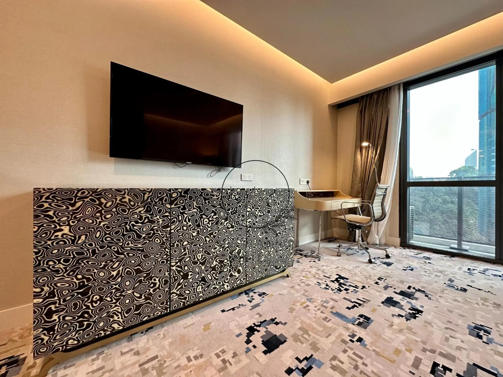 TV and multimedia, Bed in The Platinum 2 Kuala Lumpur by HOLMA