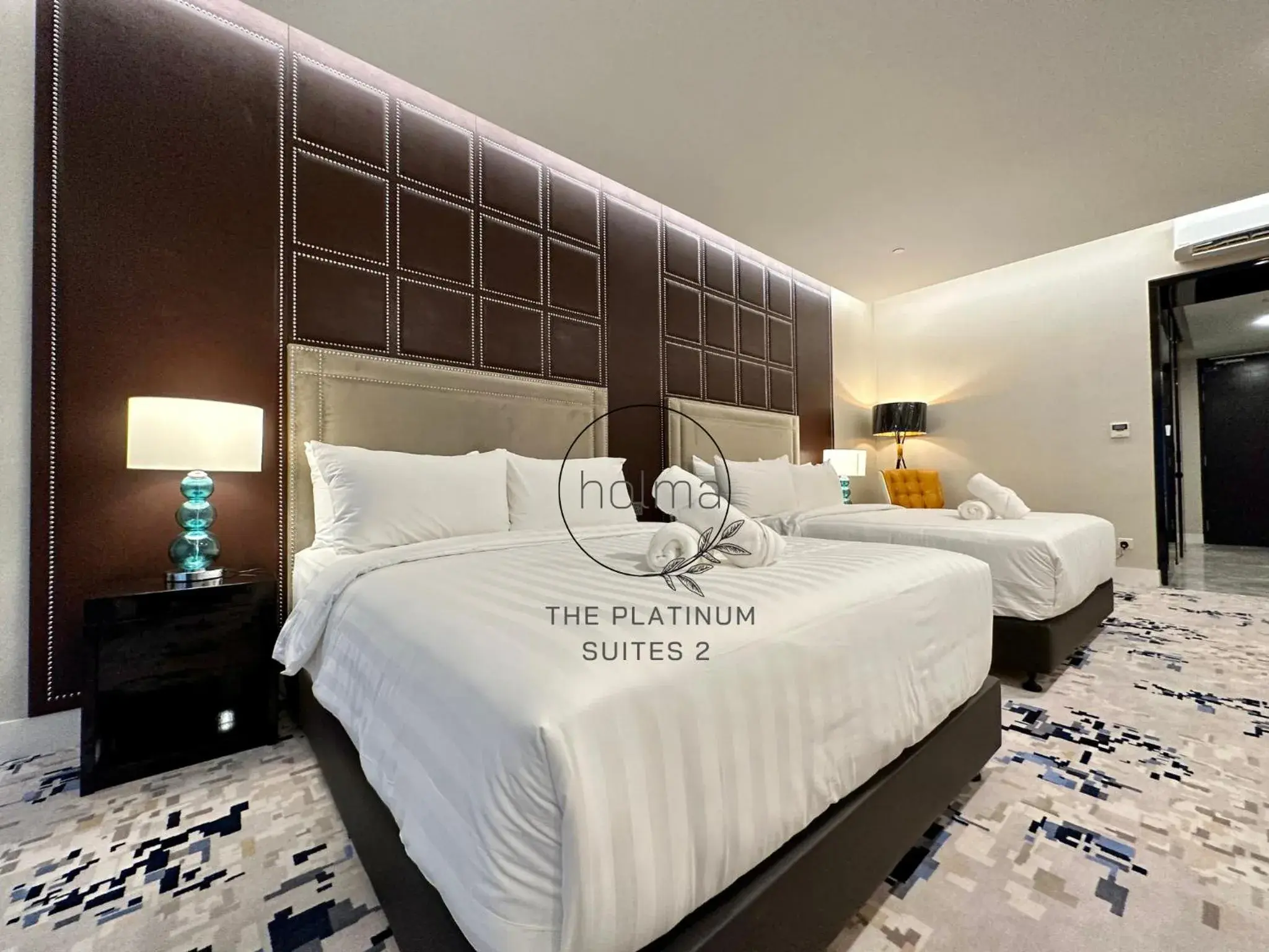 Deluxe Queen Room with Two Queen Beds in The Platinum 2 Kuala Lumpur by HOLMA Deluxe Queen Room with Two Queen Beds in The Platinum 2 Kuala Lumpur by HOLMA