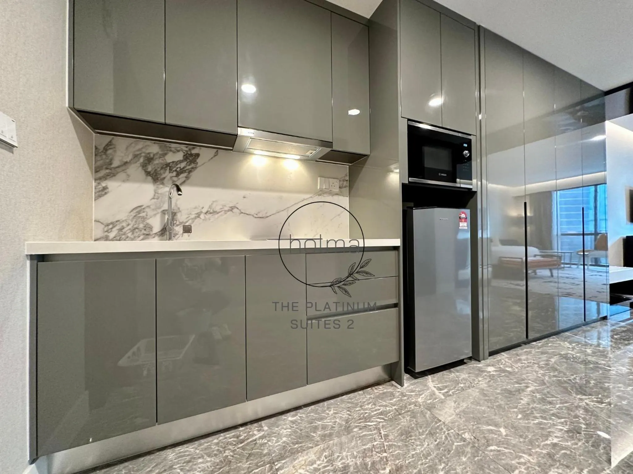 Kitchen or kitchenette in The Platinum 2 Kuala Lumpur by HOLMA