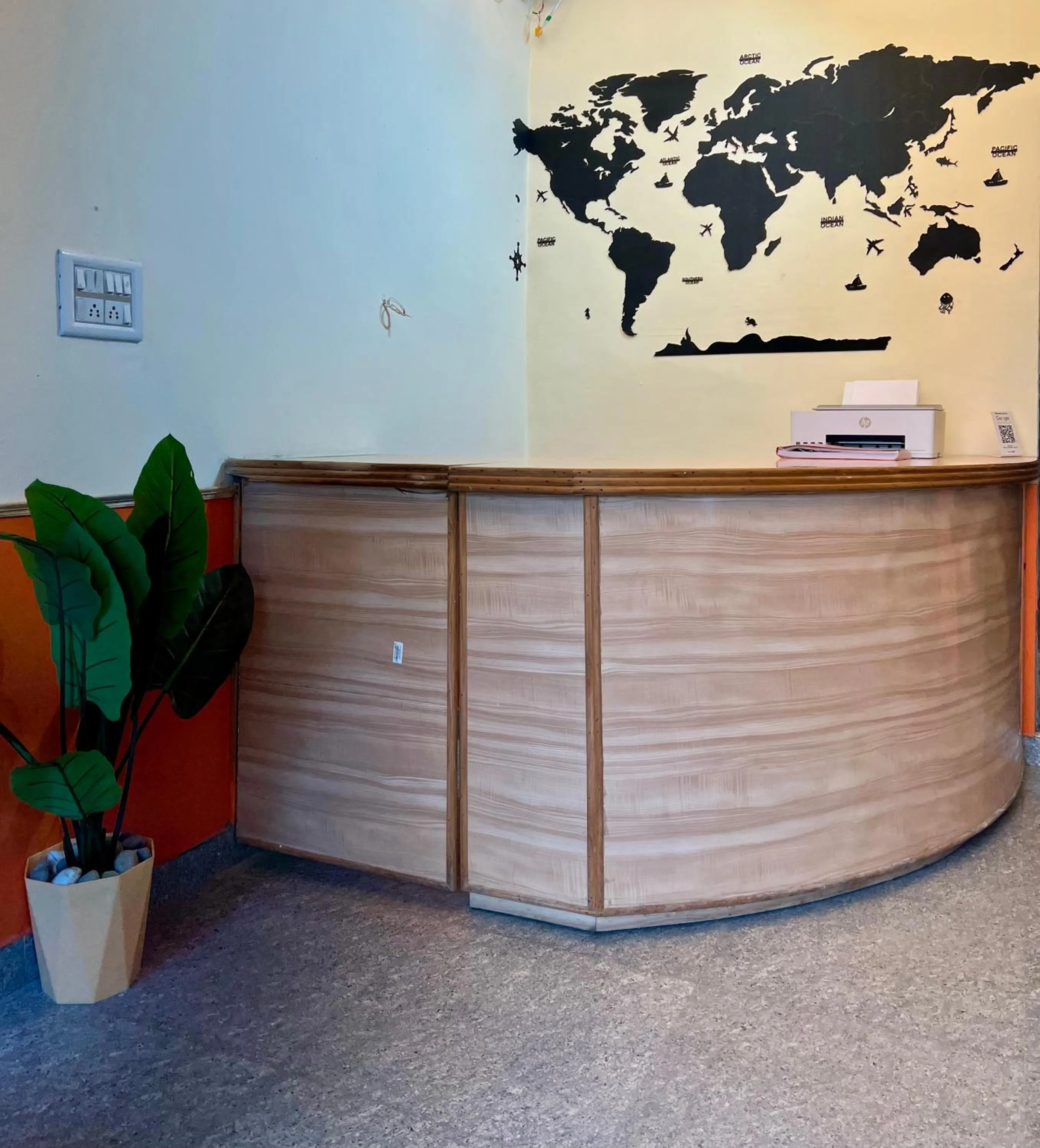 Lobby or reception in Kasol Hostel