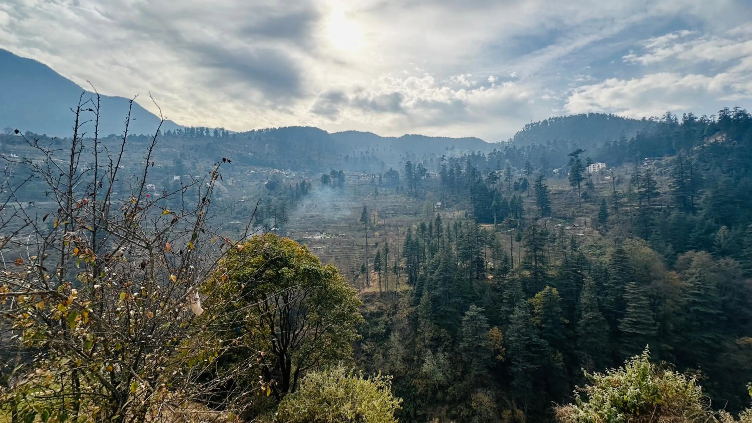 Sea view in Kasol Hostel