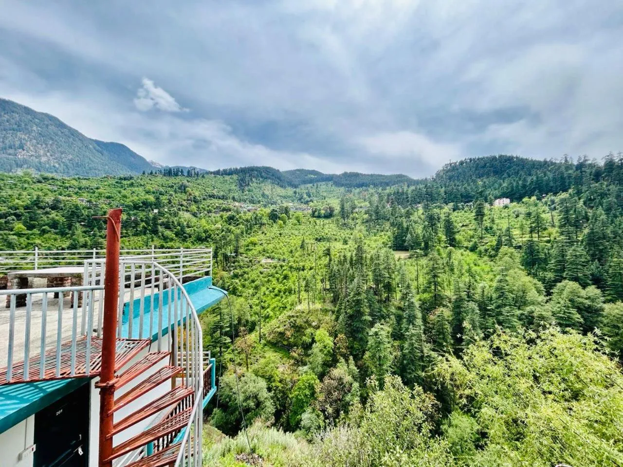 View (from property/room) in Kasol Hostel