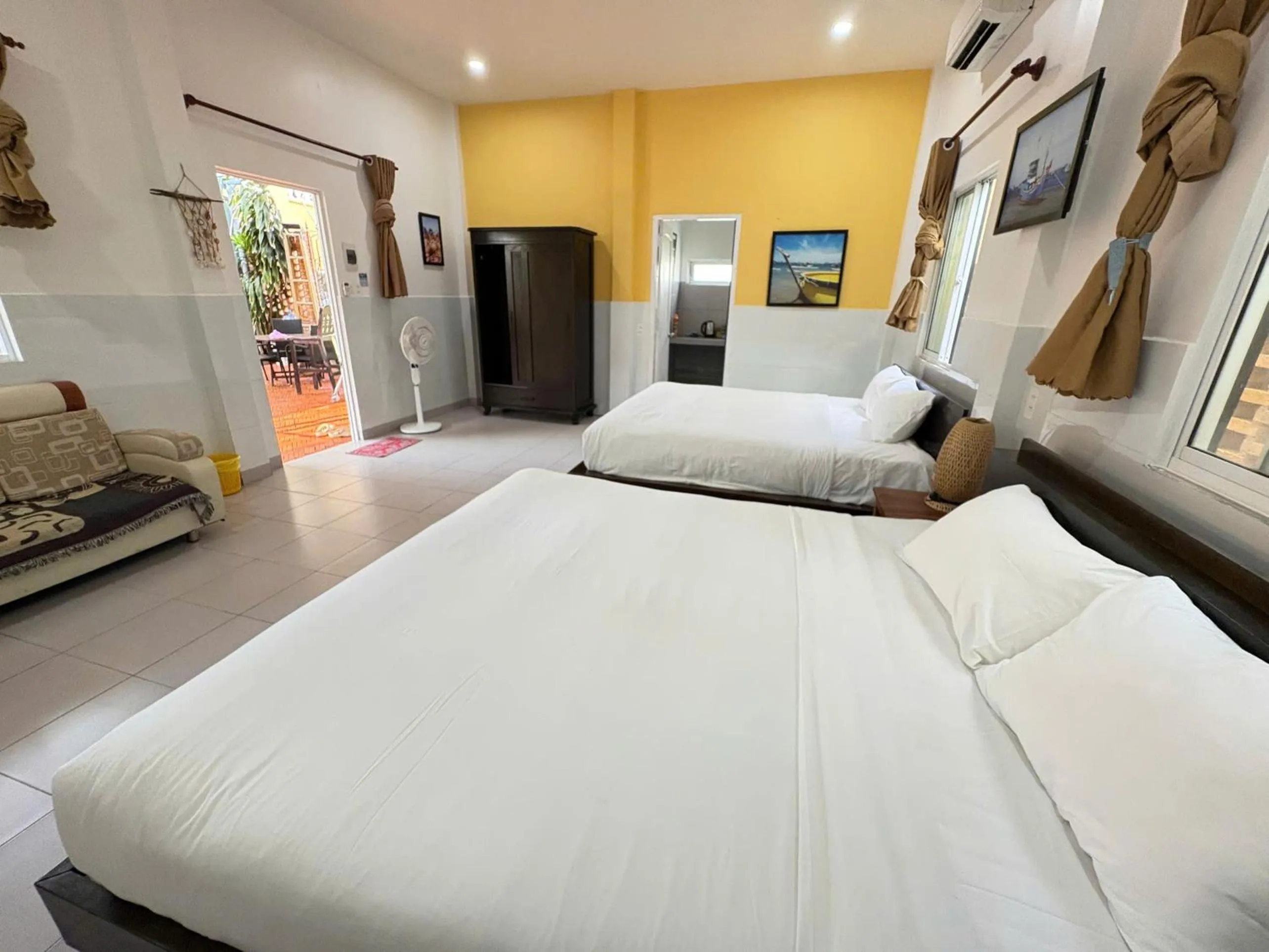 Bed in Mi Nhon Em Hotel Muine