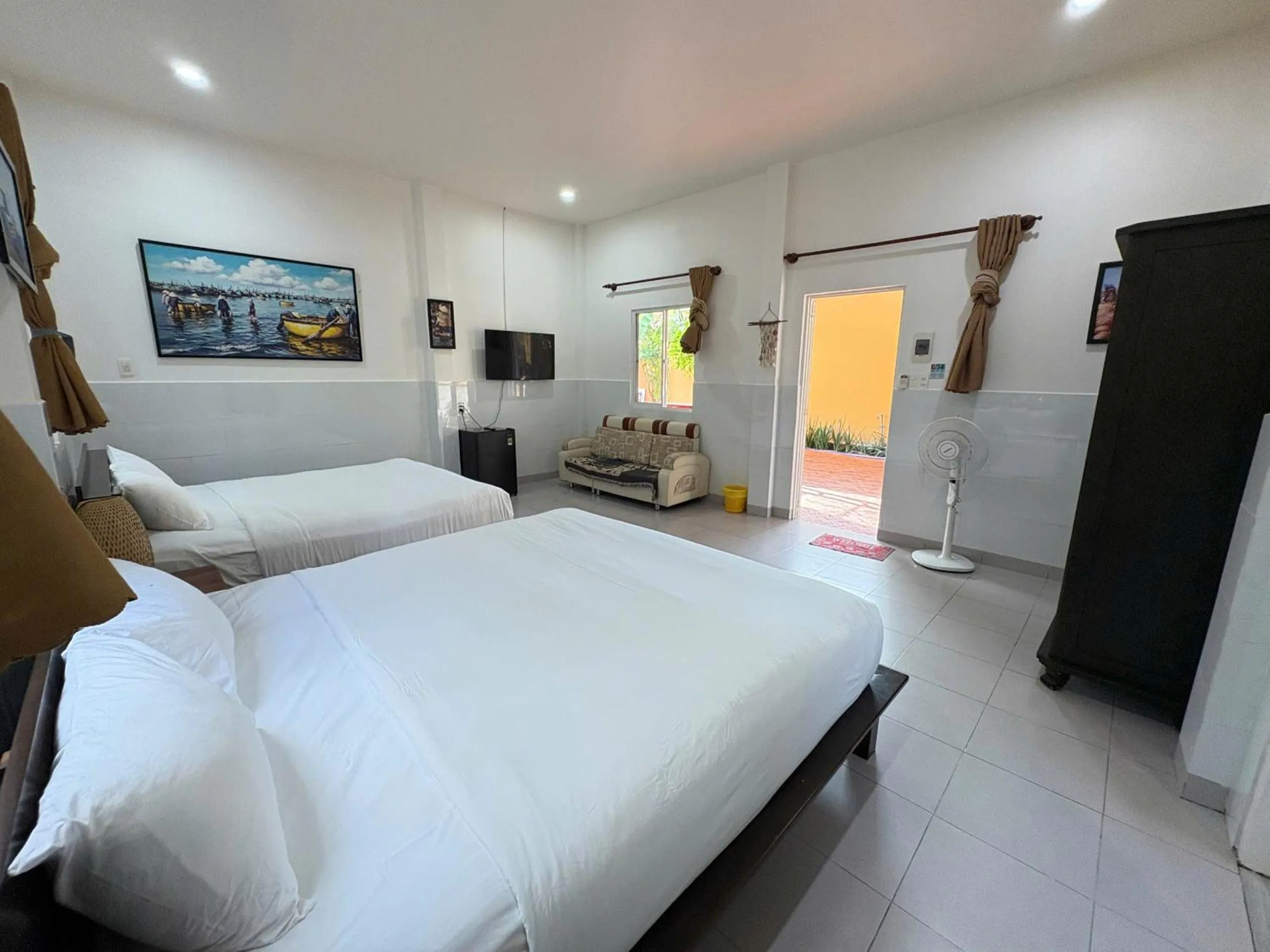 Bed in Mi Nhon Em Hotel Muine