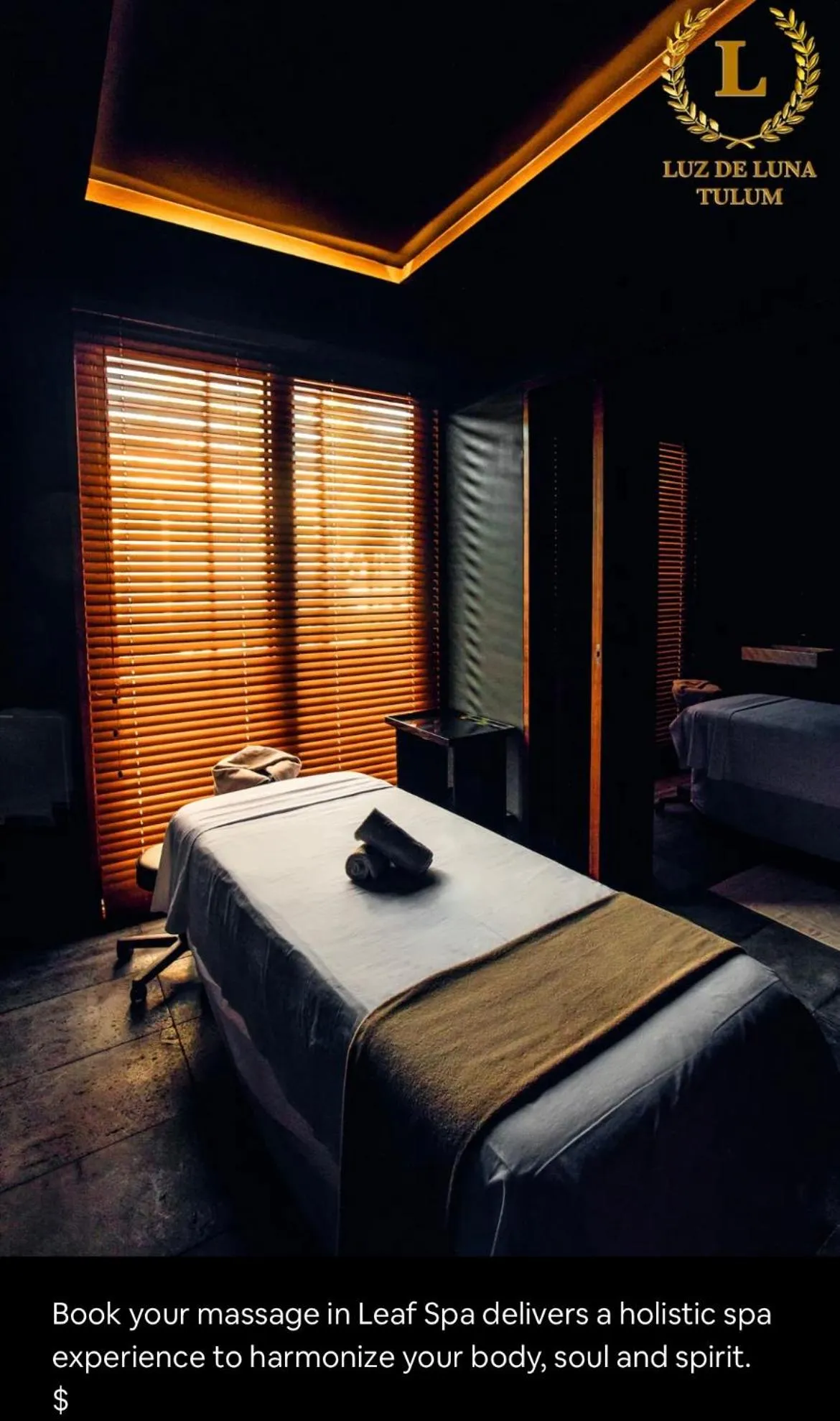 Bed in Luz de Luna Tulum Suite III