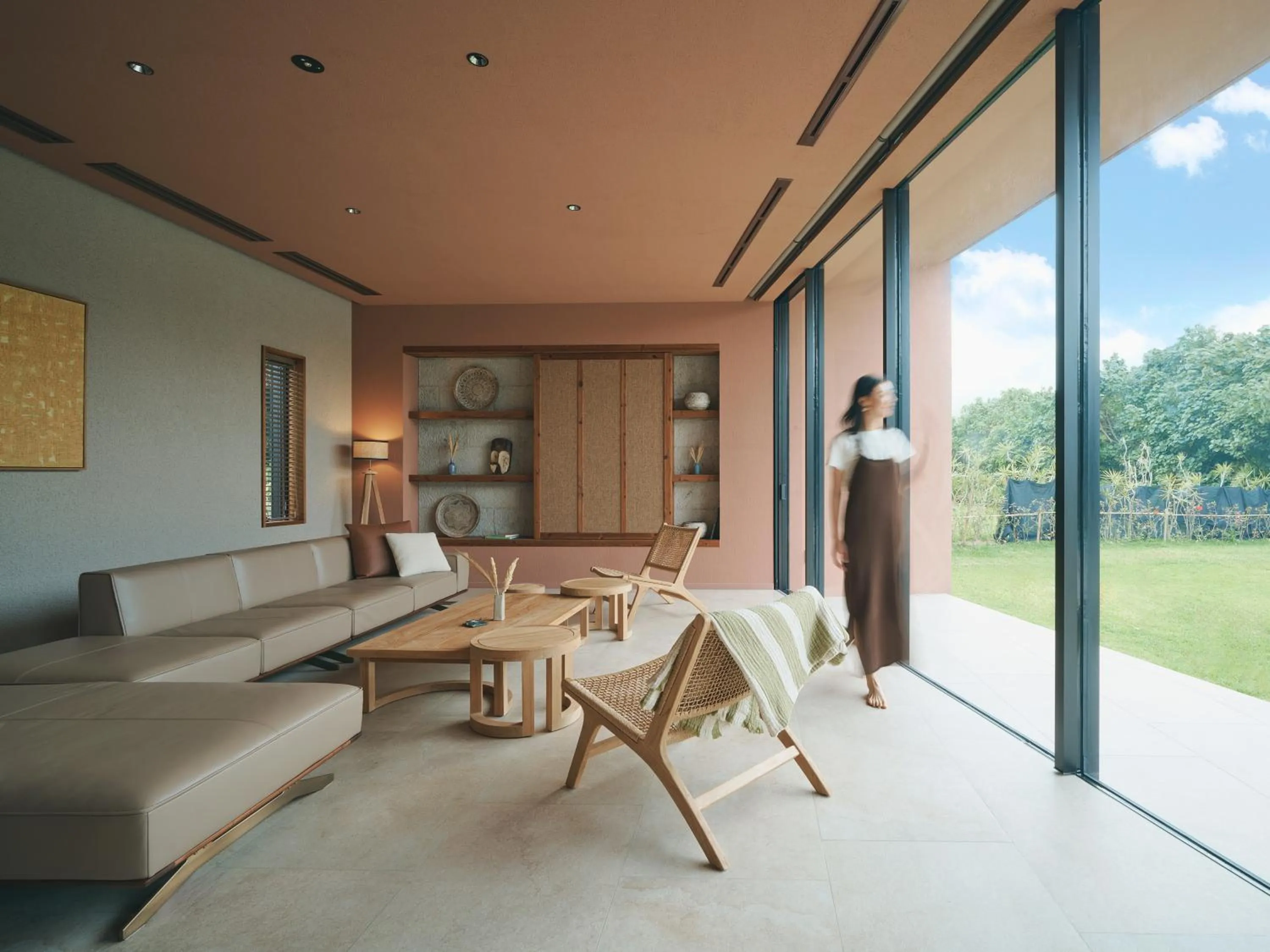 Living room in Villa El Cielo Ishigaki