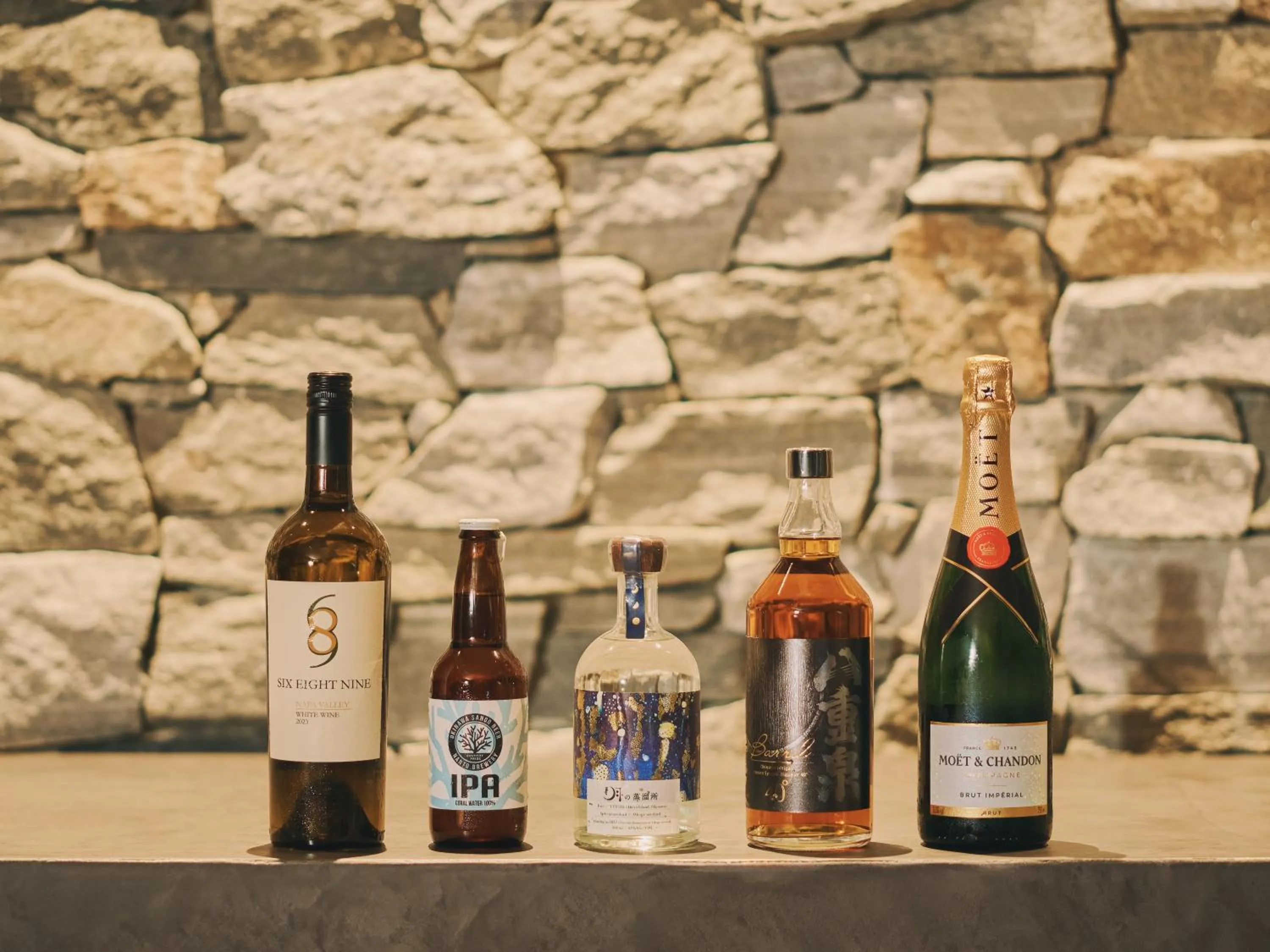 Drinks in Villa El Cielo Ishigaki