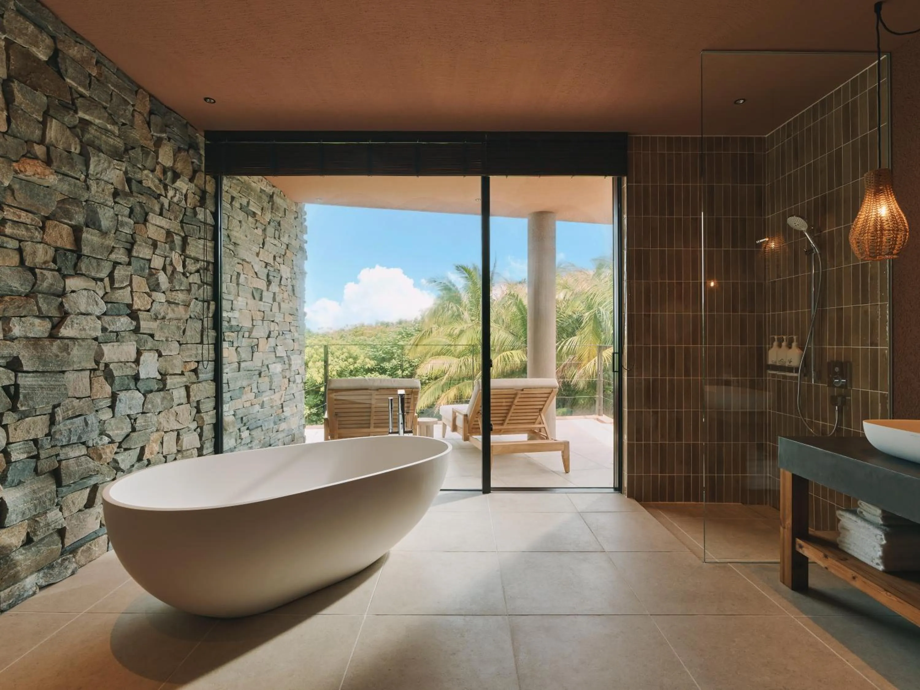 Bathroom in Villa El Cielo Ishigaki