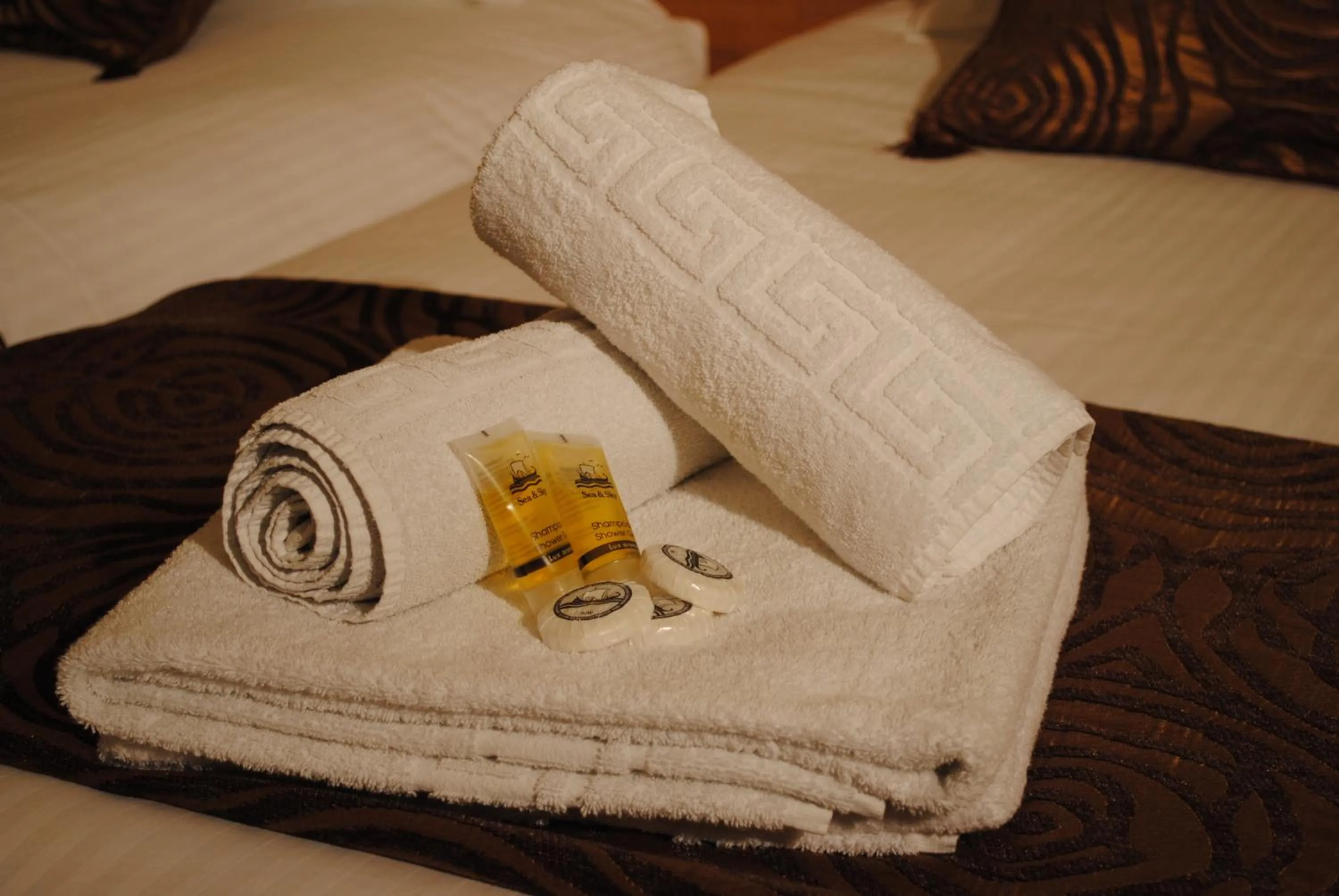 Decorative detail, Bed in Hotel Ideal
