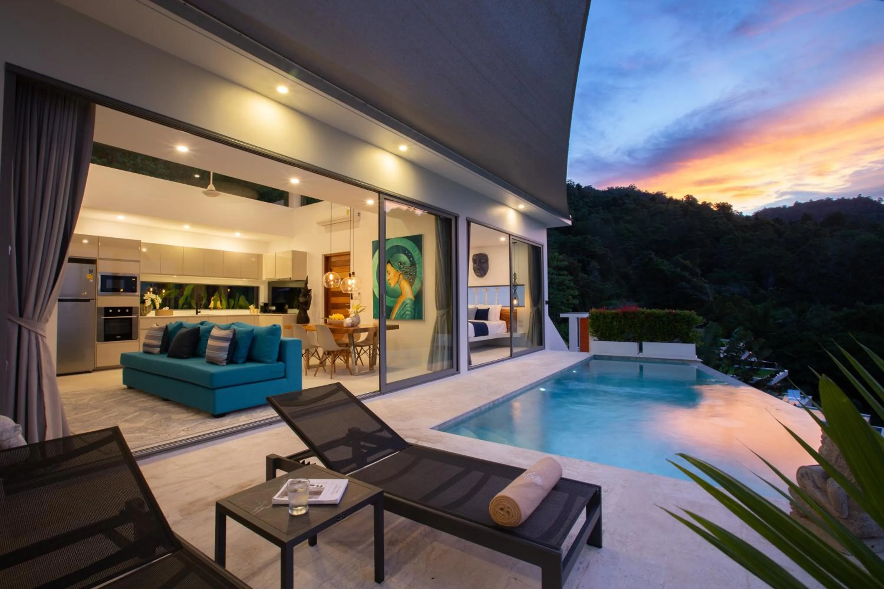 Swimming pool in Zog Villas