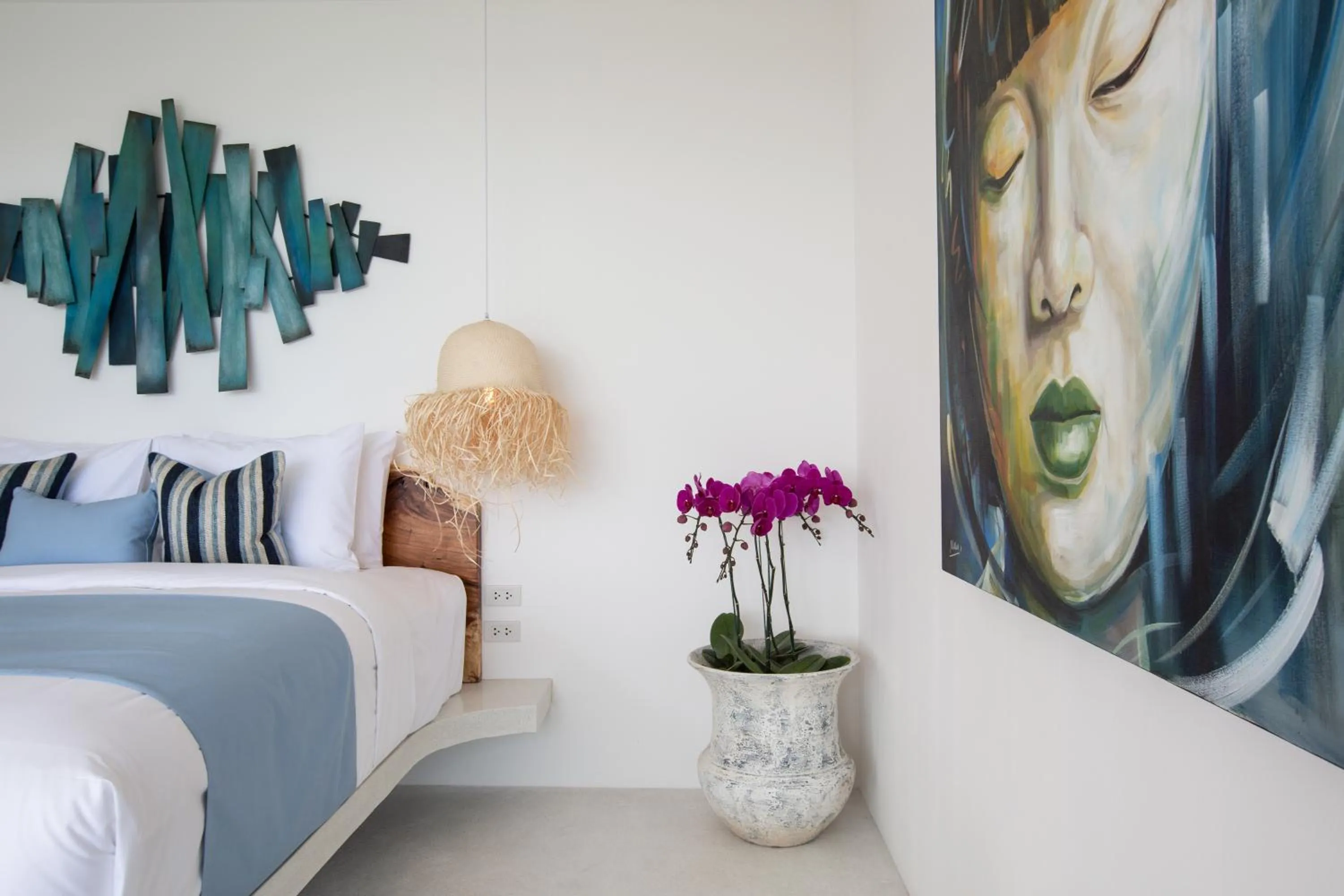 Decorative detail, Bed in Zog Villas