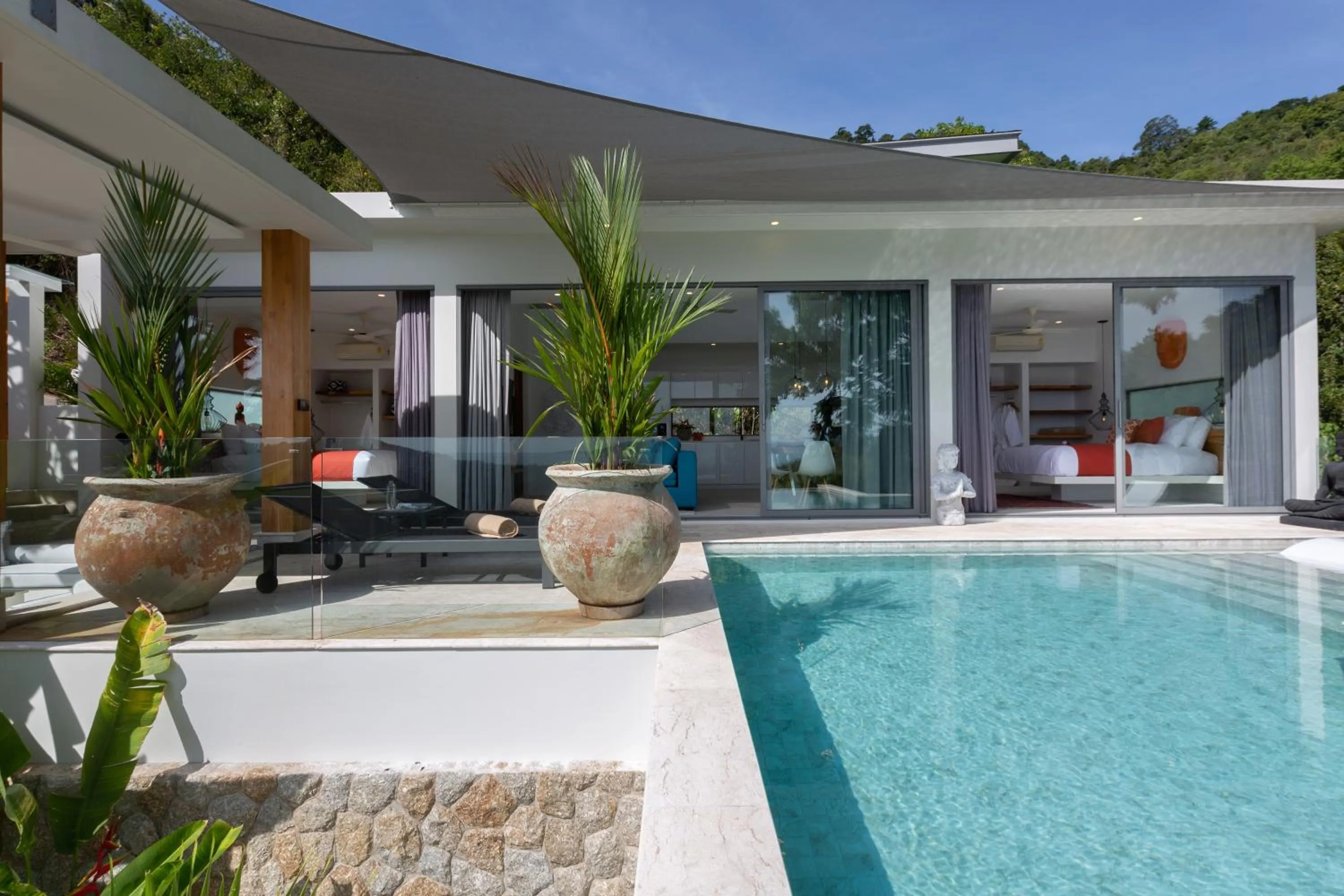 Swimming pool in Zog Villas