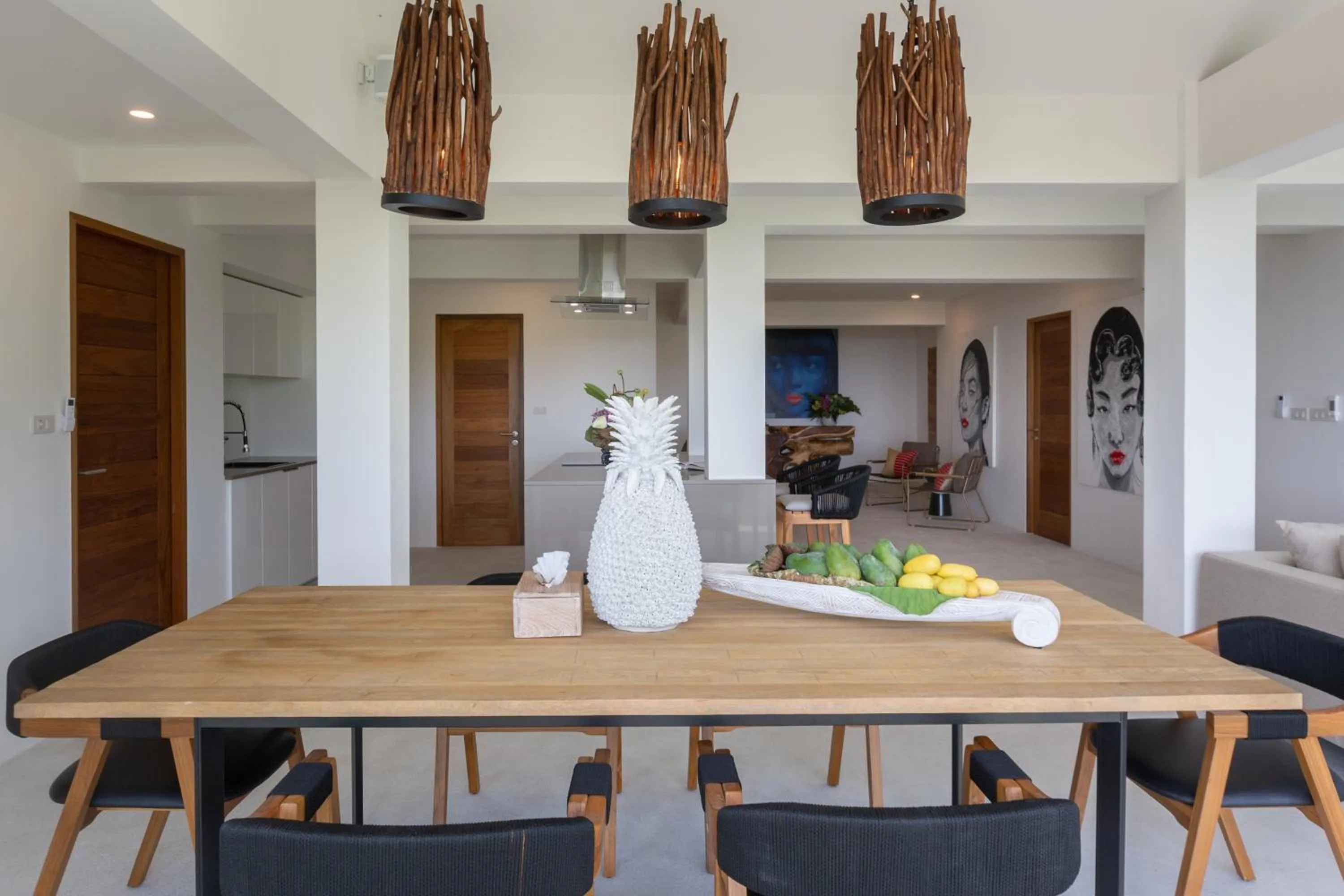 Dining area in Zog Villas