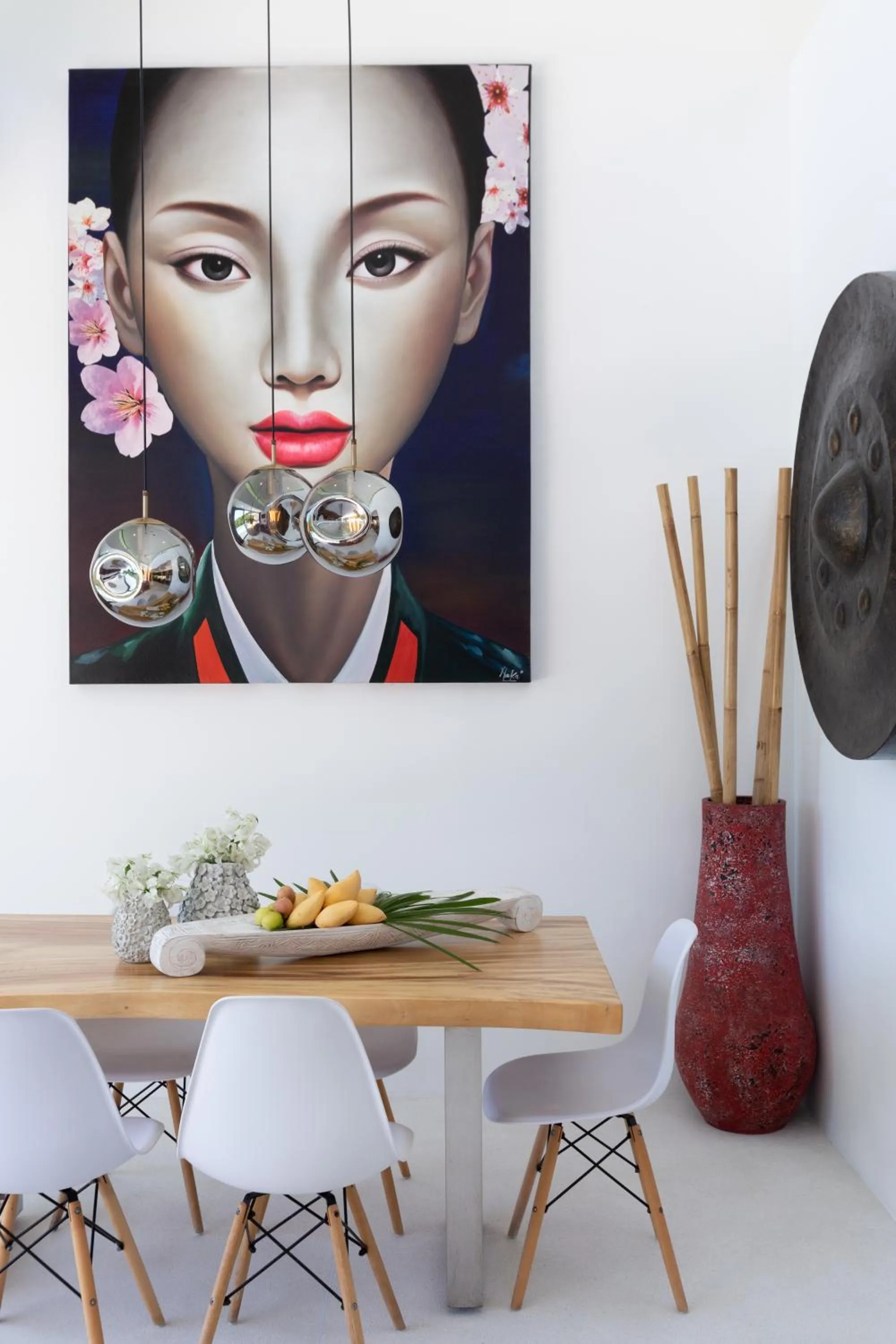 Dining area in Zog Villas