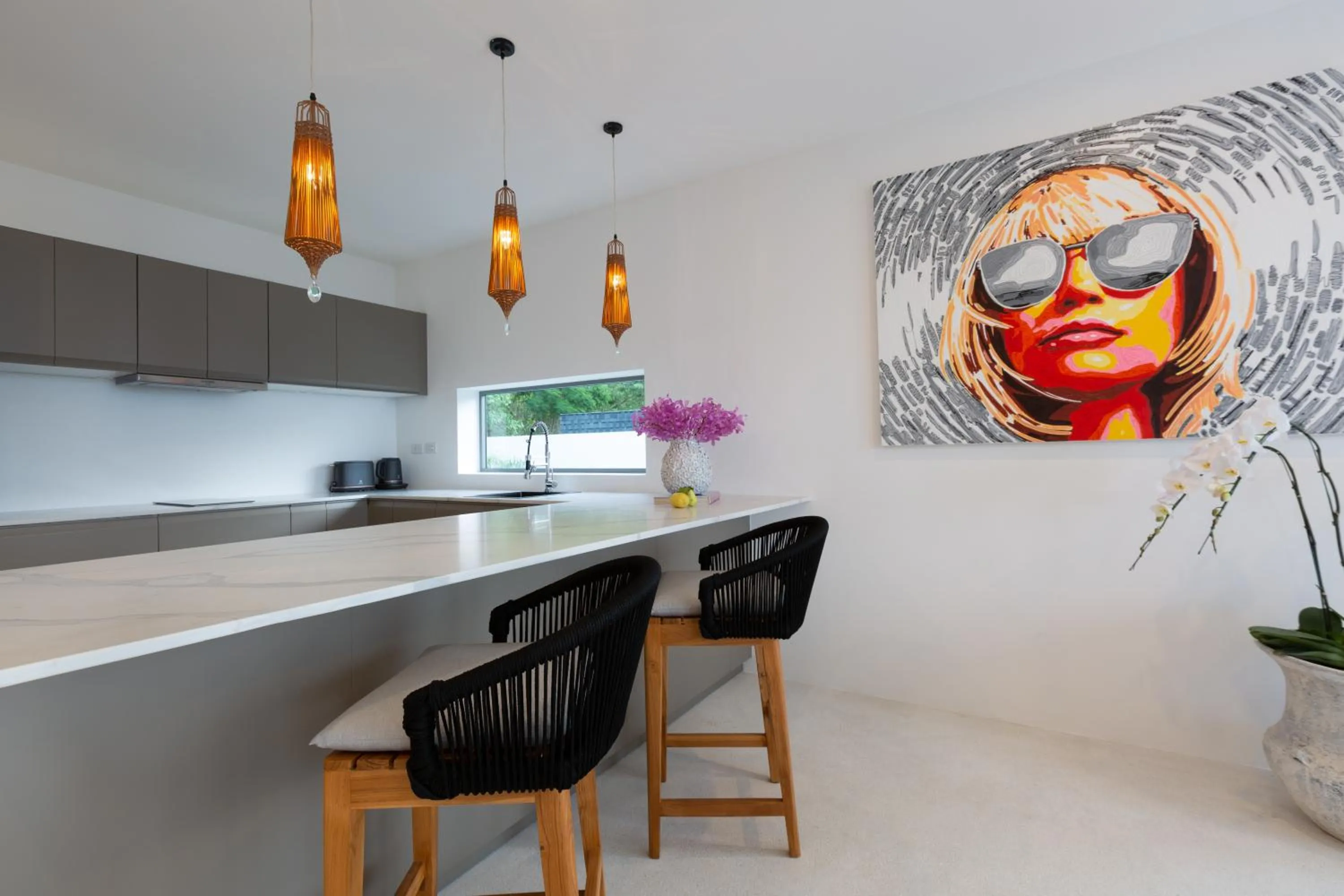 Kitchen or kitchenette in Zog Villas