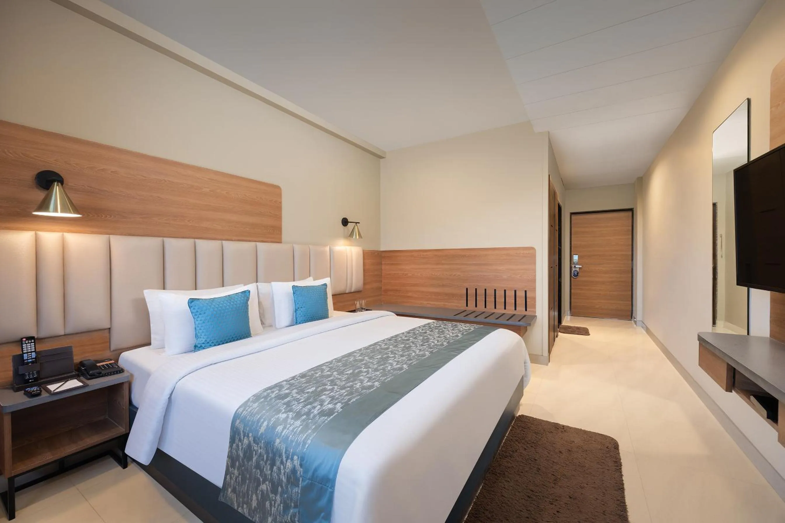 Communal lounge/ TV room, Bed in Fortune Statue Of Unity, Ekta Nagar - Member ITC Hotels' Group