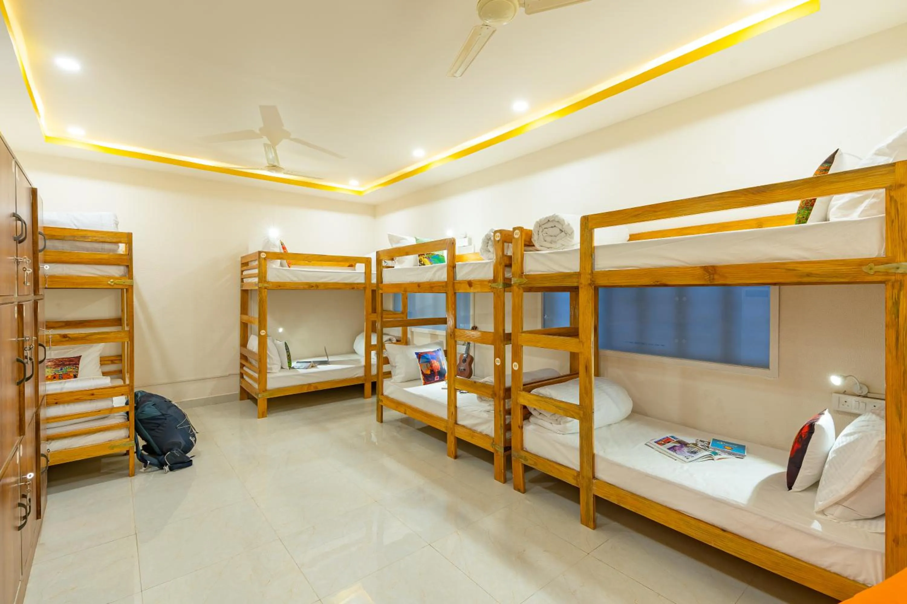 Bed in The Social Stays Jaipur formerly ArtBuzz