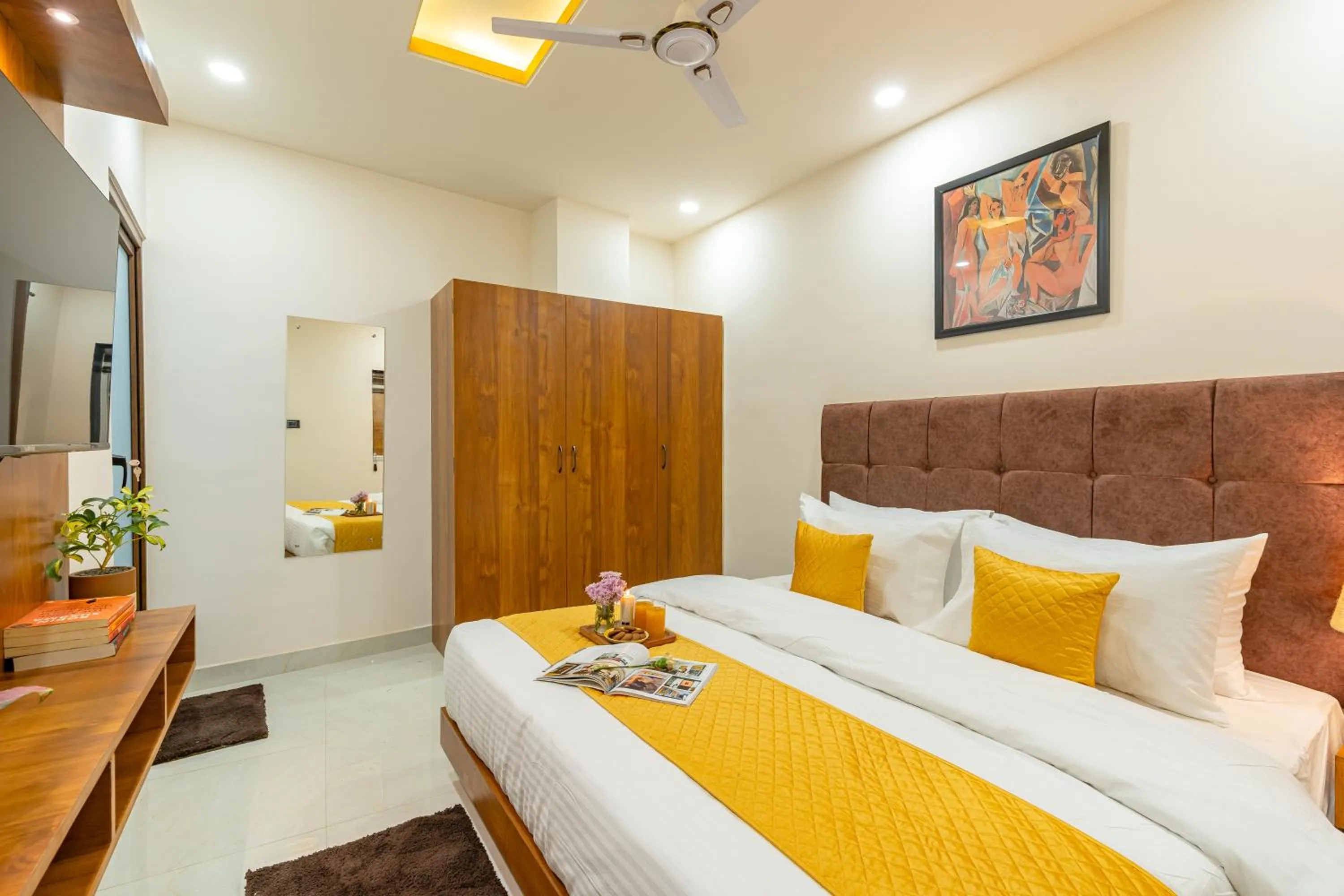 Bed in The Social Stays Jaipur formerly ArtBuzz