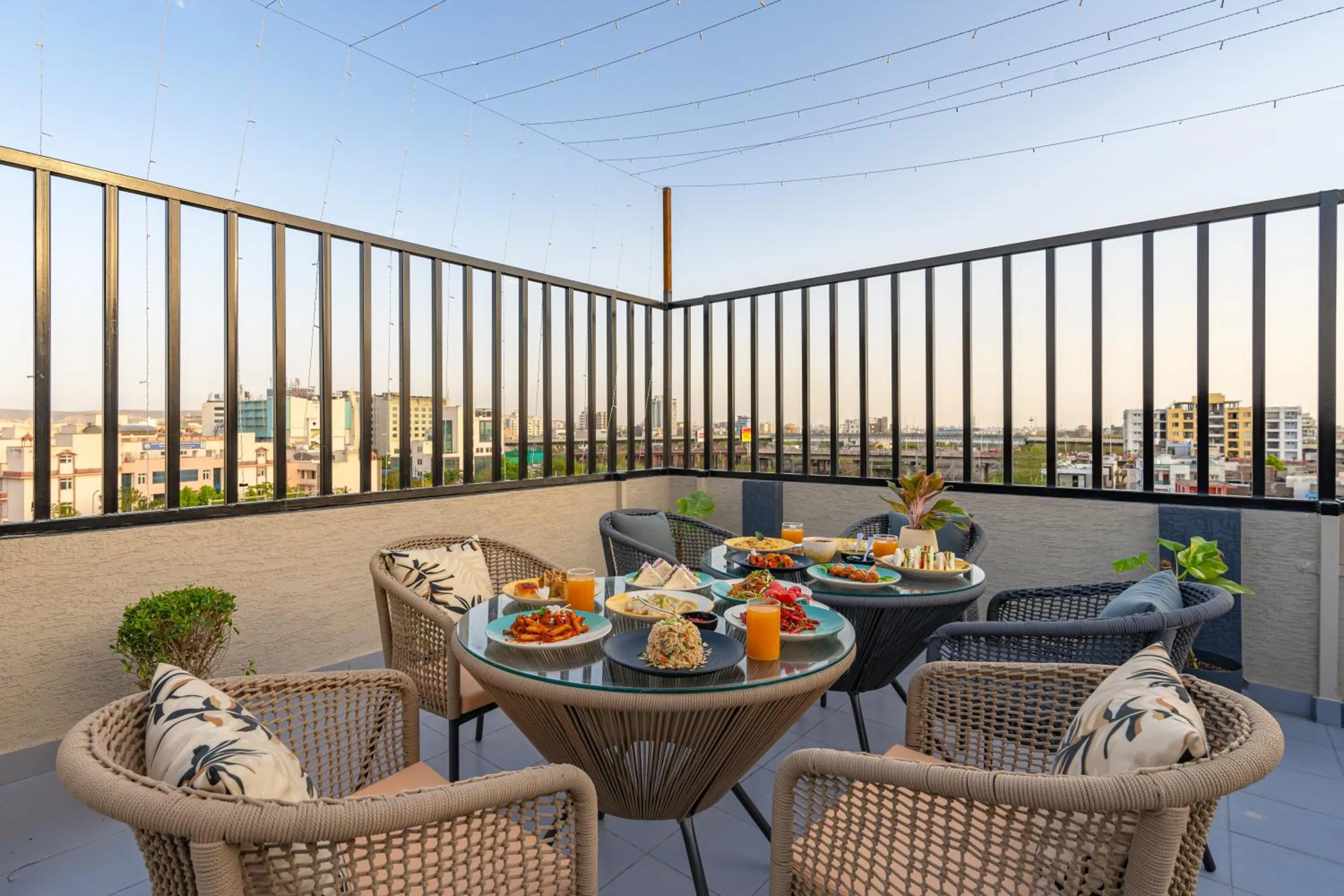 Patio in The Social Stays Jaipur formerly ArtBuzz