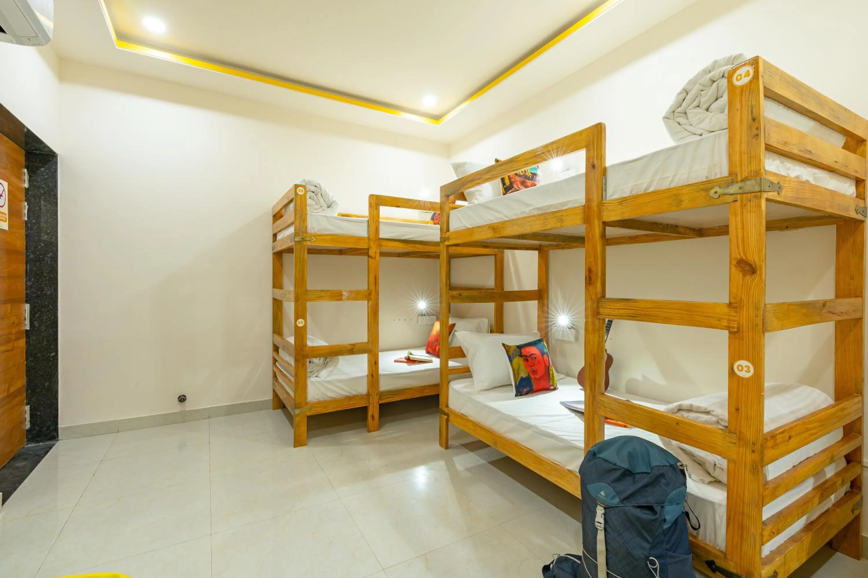 Bed in The Social Stays Jaipur formerly ArtBuzz