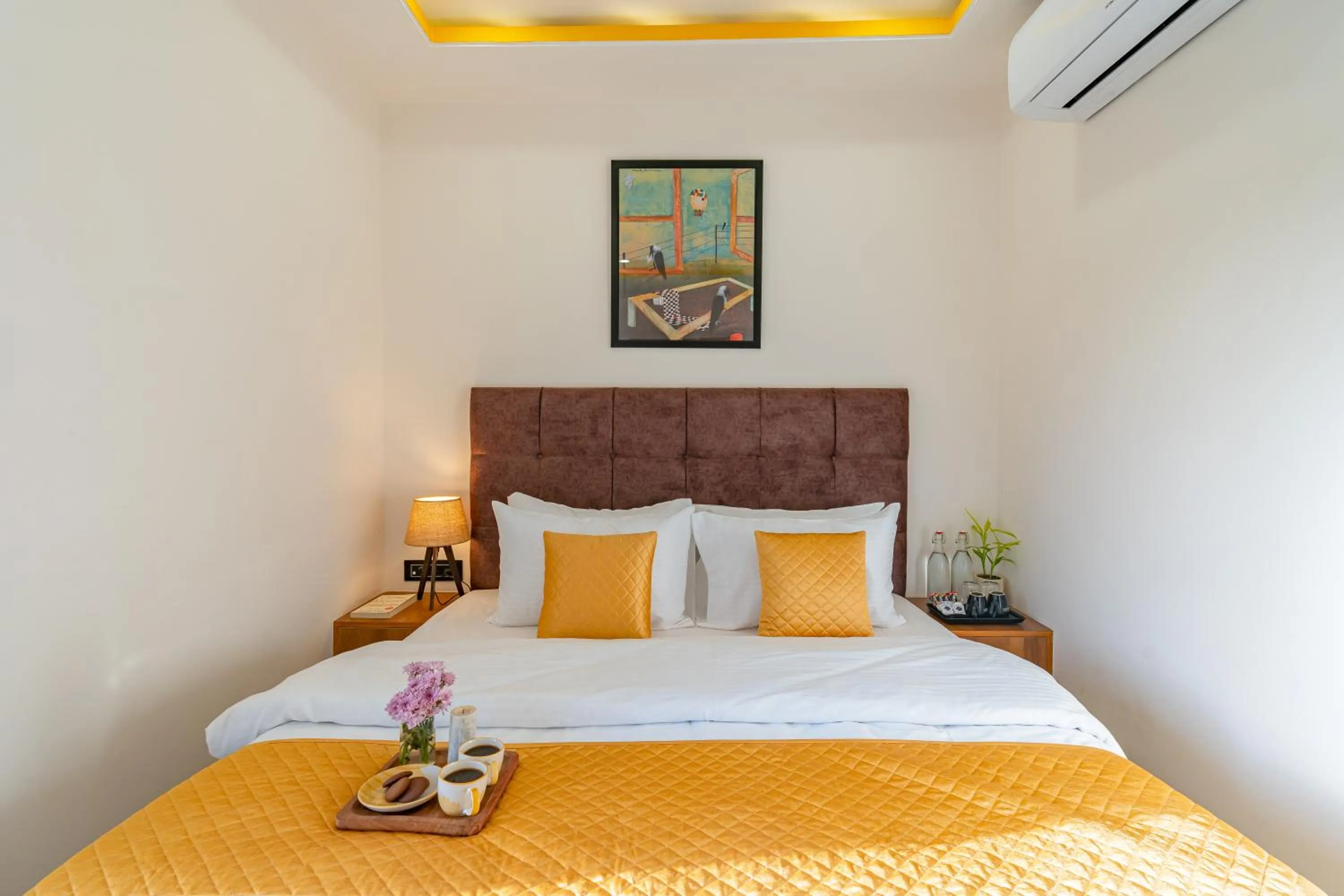 Bed in The Social Stays Jaipur formerly ArtBuzz