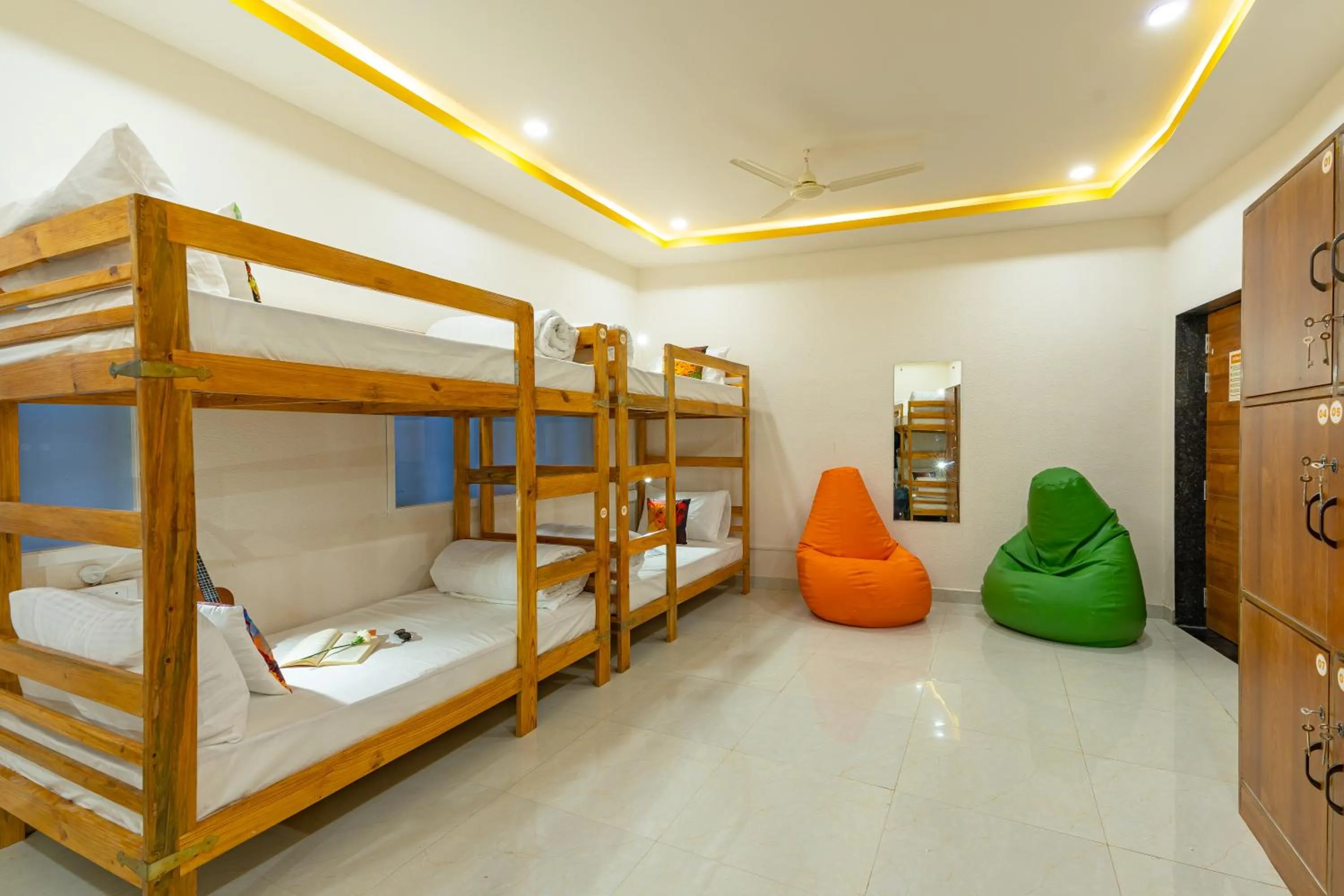 Bed in The Social Stays Jaipur formerly ArtBuzz