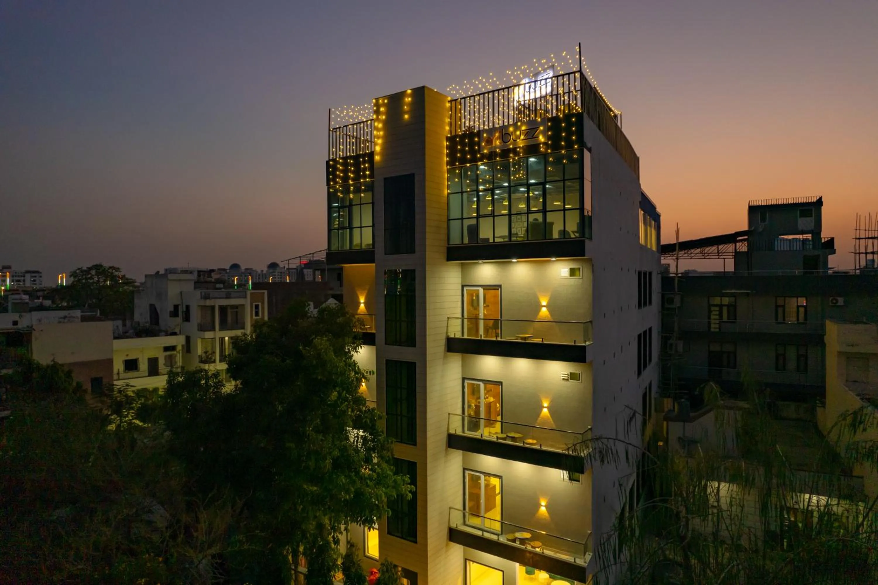 Property building in The Social Stays Jaipur formerly ArtBuzz