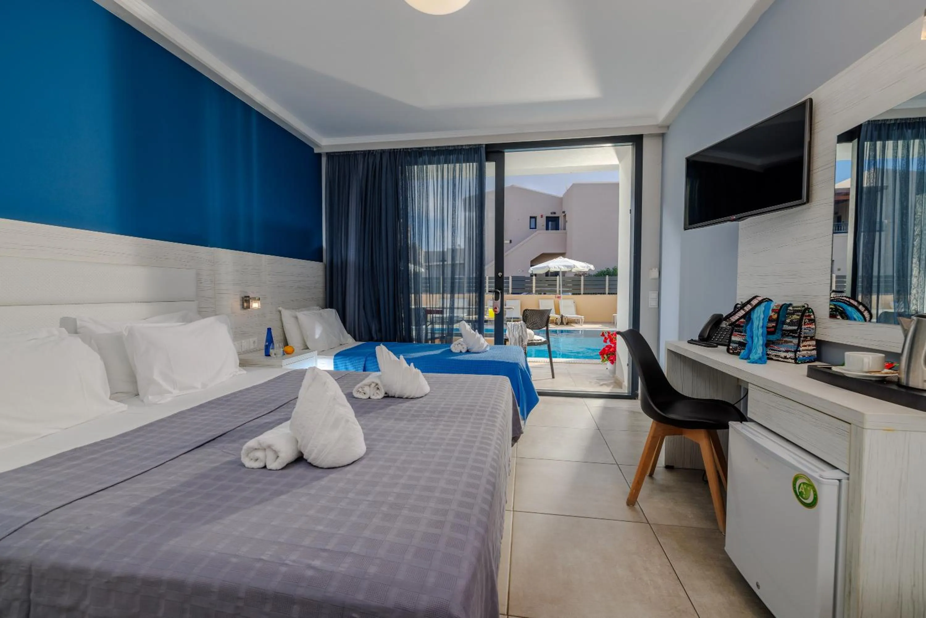 Bedroom, Bed in Blue Aegean Hotel & Suites